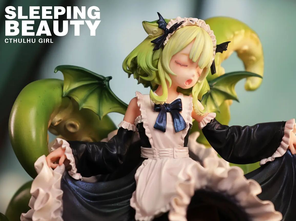 WeArtDoing Studio - Sleeping Beauty-Cthulhu Girl-Abyss Bloom X Phantom Blue X Crimson Tide (Licensed) Statue