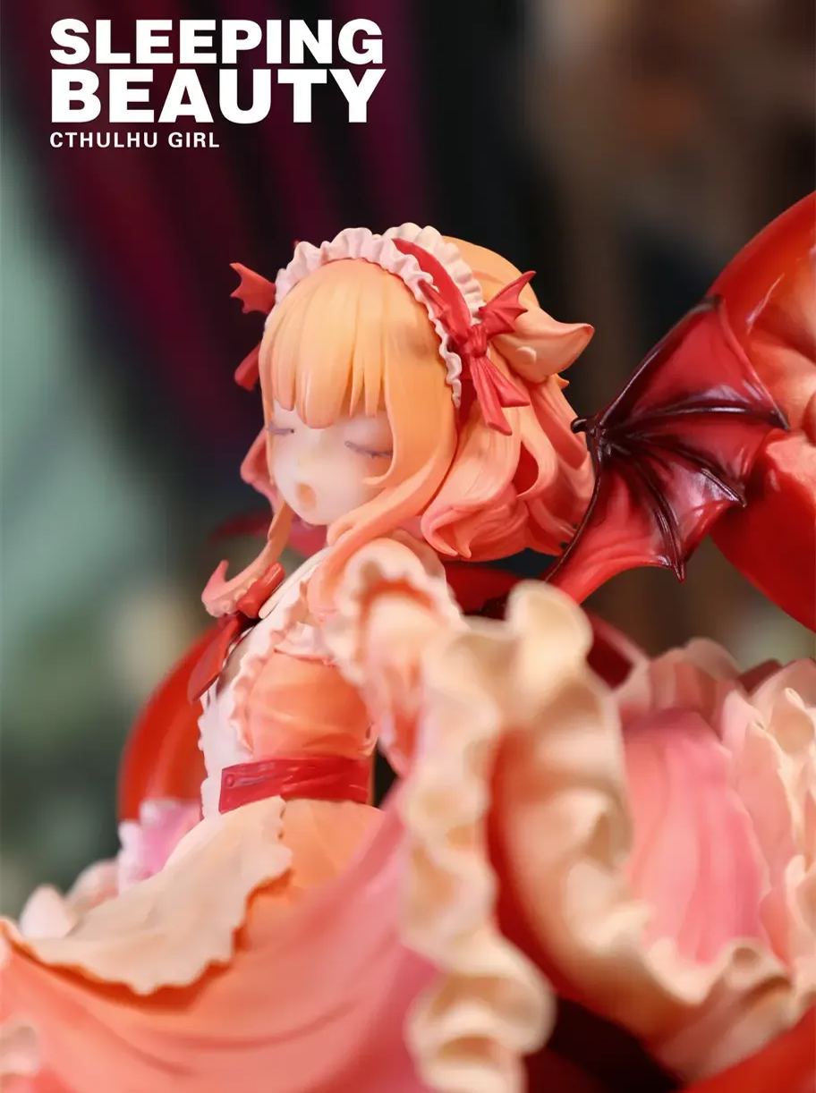 WeArtDoing Studio - Sleeping Beauty-Cthulhu Girl-Abyss Bloom X Phantom Blue X Crimson Tide (Licensed) Statue