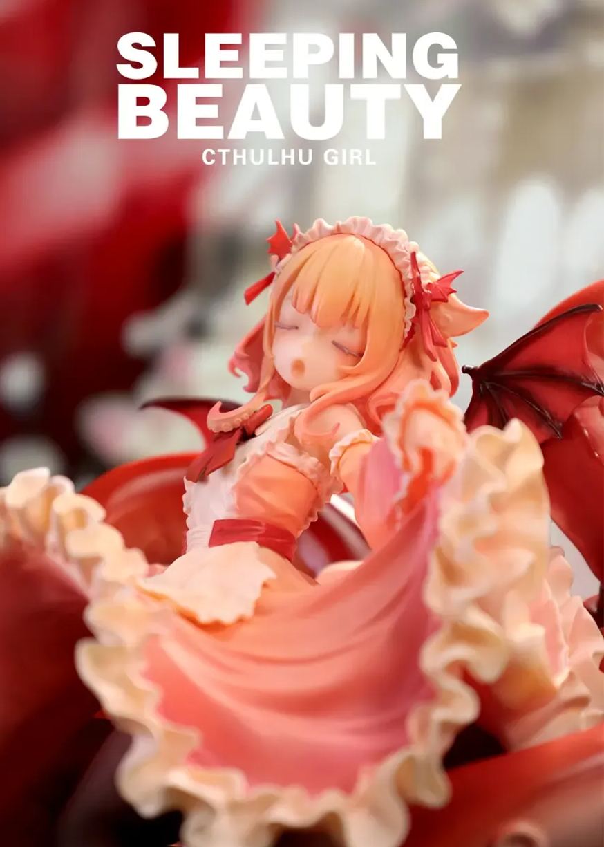 WeArtDoing Studio - Sleeping Beauty-Cthulhu Girl-Abyss Bloom X Phantom Blue X Crimson Tide (Licensed) Statue