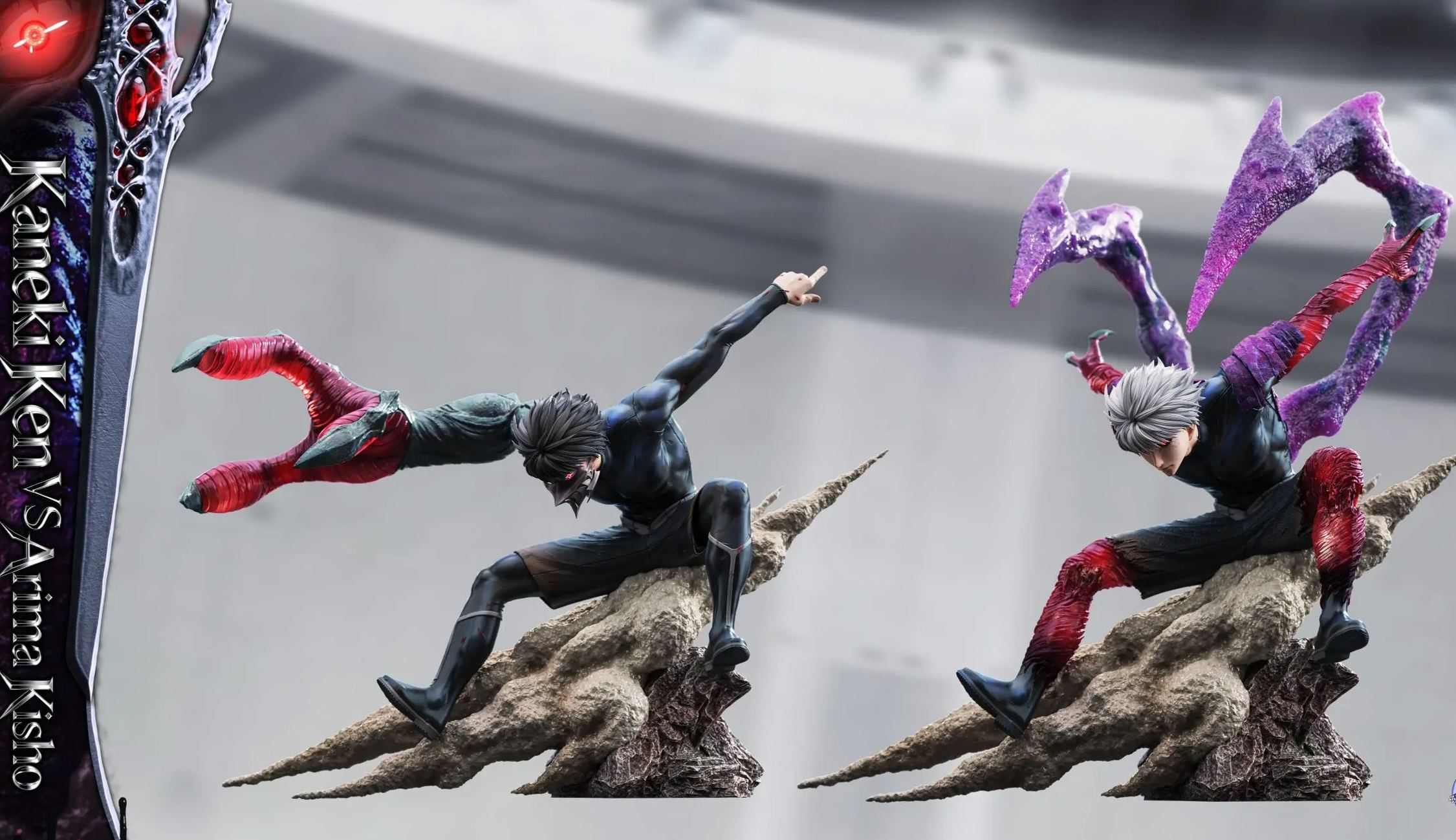 Black Goat Studio - Tokyo Ghoul Arima Takashi vs Kaneki Ken Statue