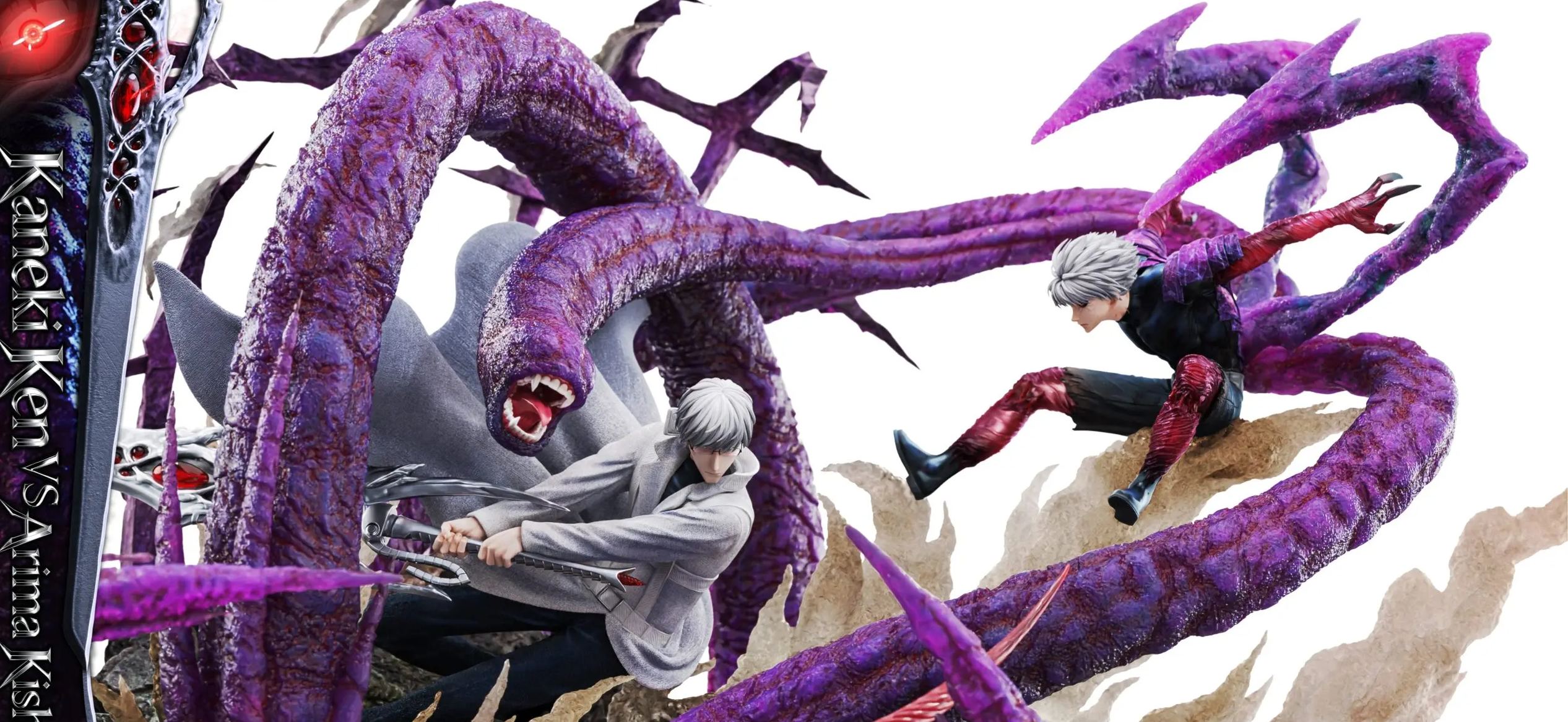 Black Goat Studio - Tokyo Ghoul Arima Takashi vs Kaneki Ken Statue