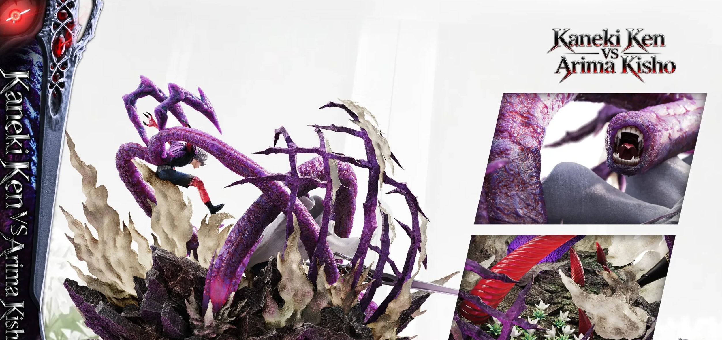 Black Goat Studio - Tokyo Ghoul Arima Takashi vs Kaneki Ken Statue