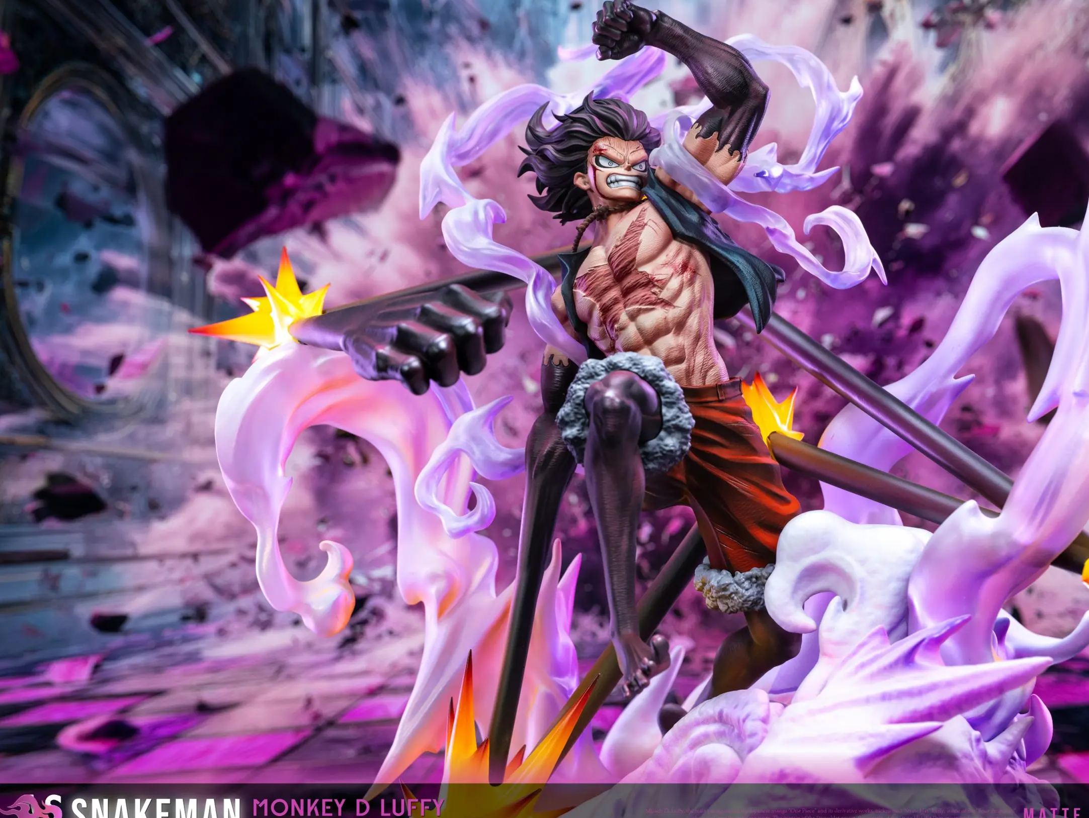 As Studio - One Piece Snake Man Luffy Statue