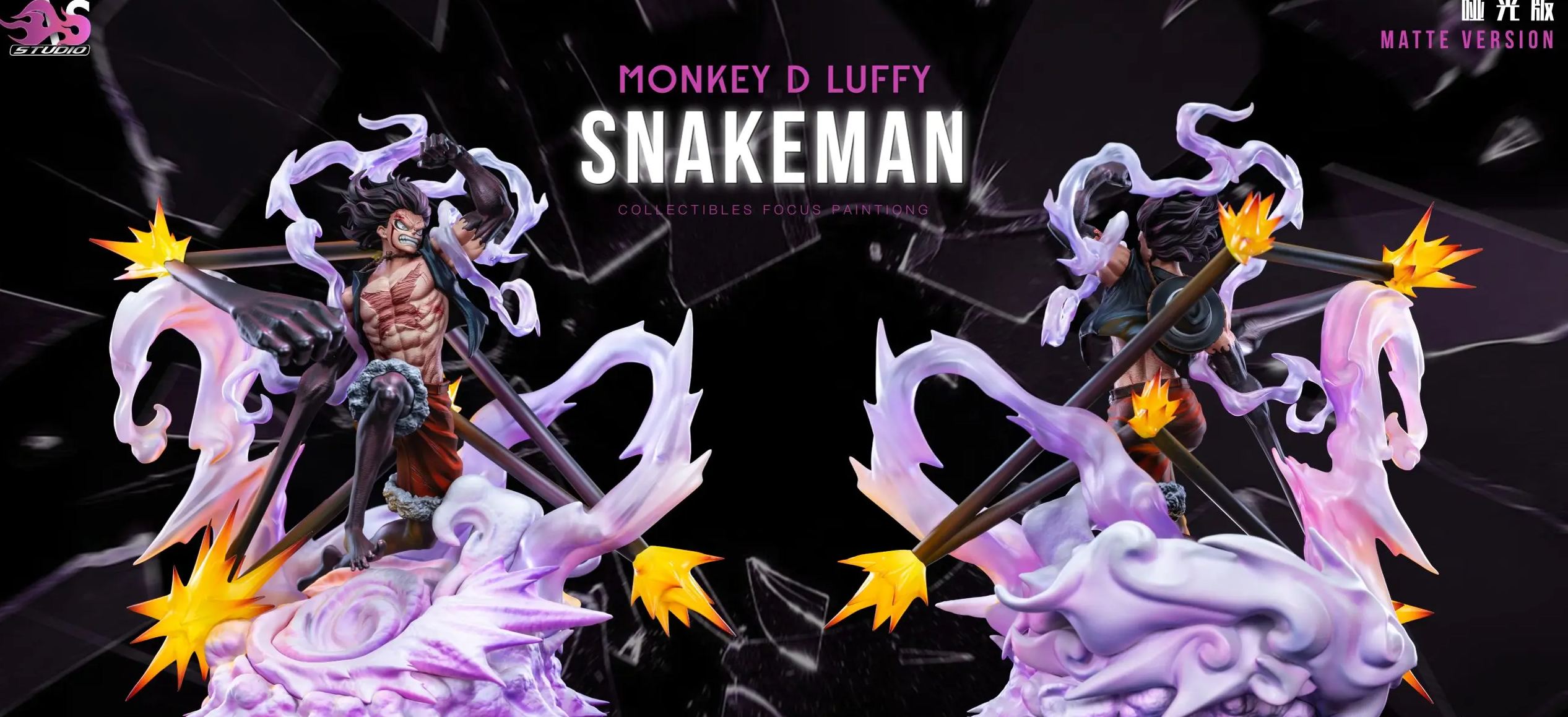 As Studio - One Piece Snake Man Luffy Statue