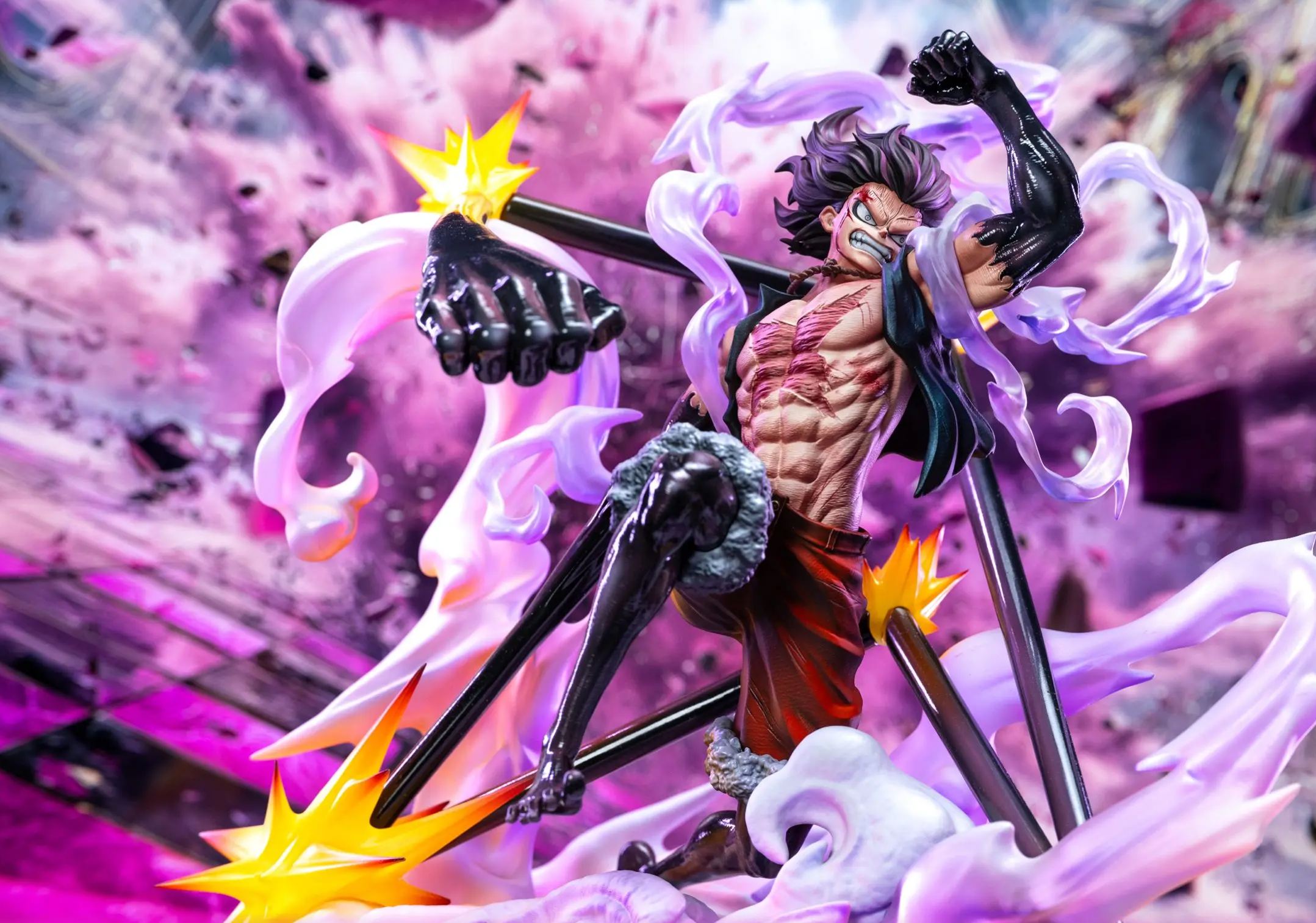 As Studio - One Piece Snake Man Luffy Statue