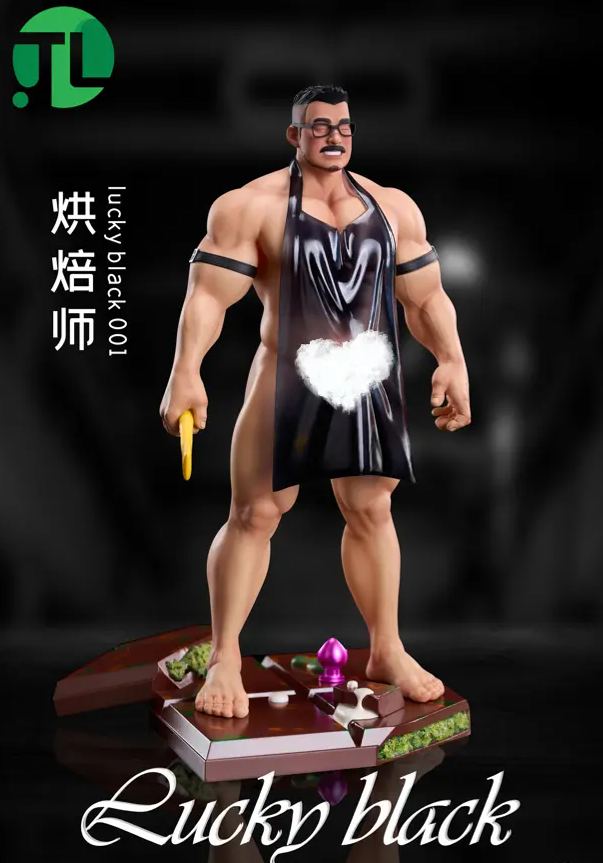 TU LE YAN JIU SUO Studio - Lucky Black 001 Statue 