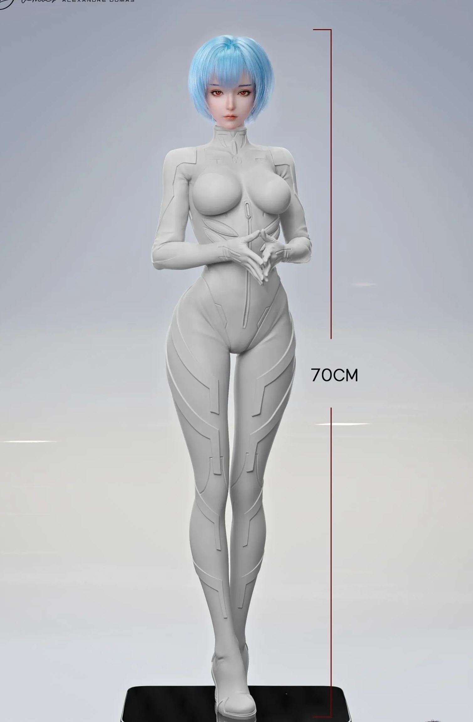 Alexandre Dumas Studio X Weyland Bioscience Studio - Neon Genesis Evangelion WB001 X AD001 White Mold Statue