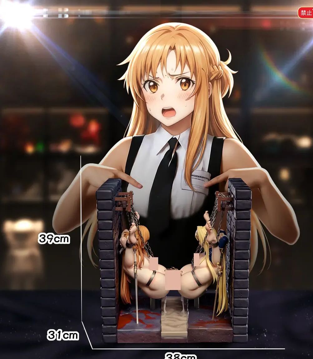 Fish Head Studio -  Sword Art Online Color Gamut Captivity Asuna X Alice Statue