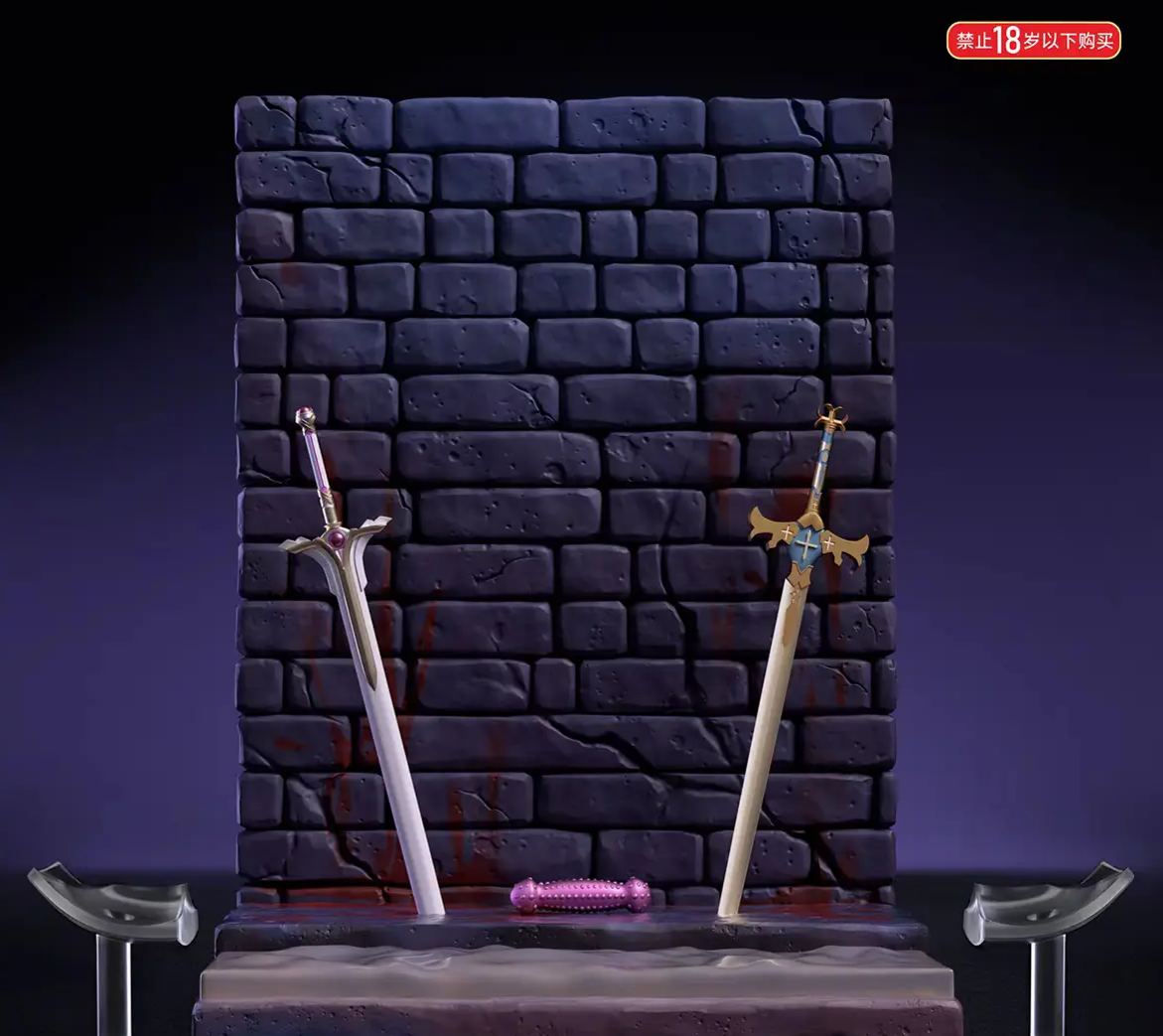 Fish Head Studio -  Sword Art Online Color Gamut Captivity Asuna X Alice Statue