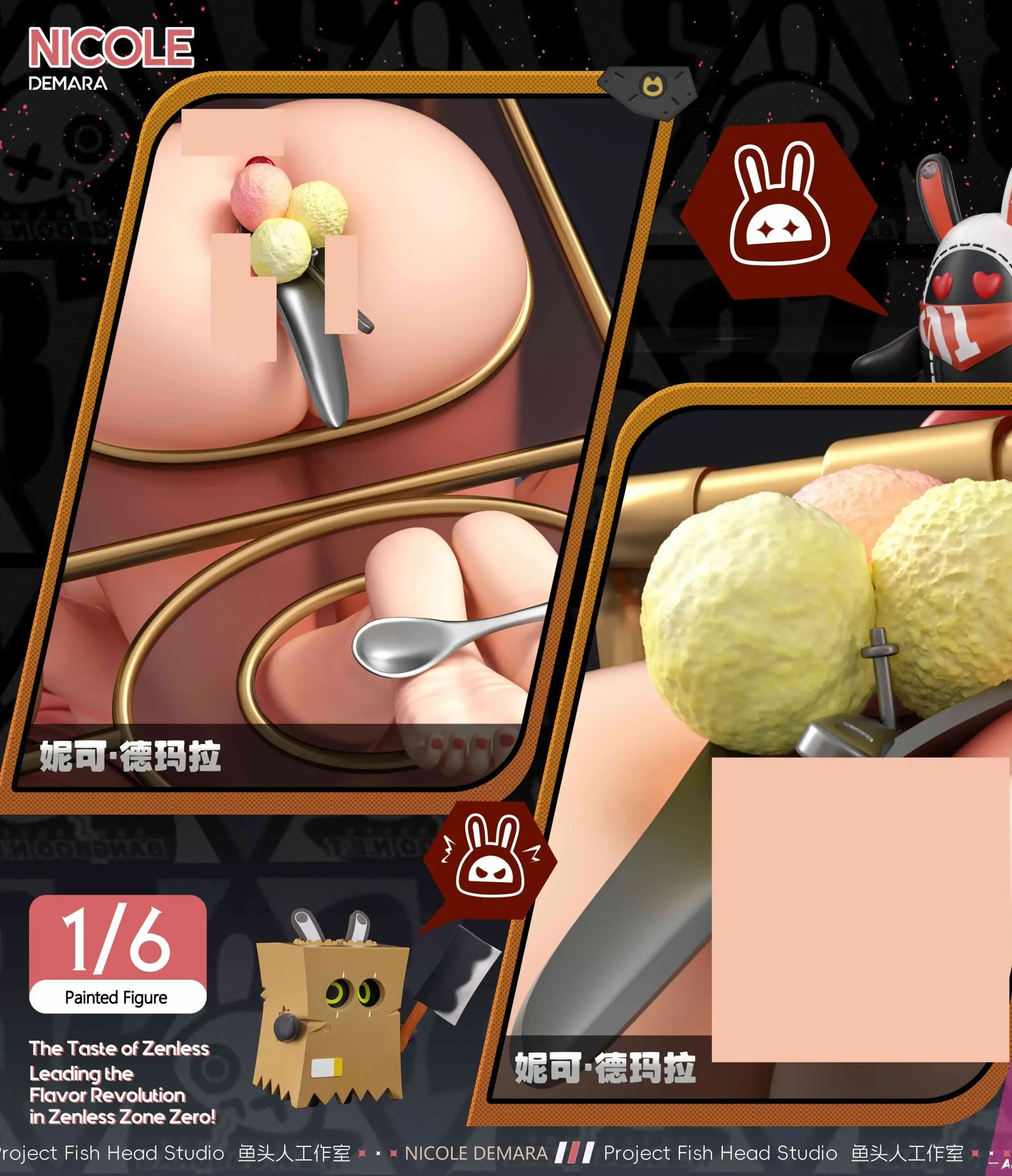 Fish Head Studio - Zenless Zone Zero Dining Car Nicole Demara Statue