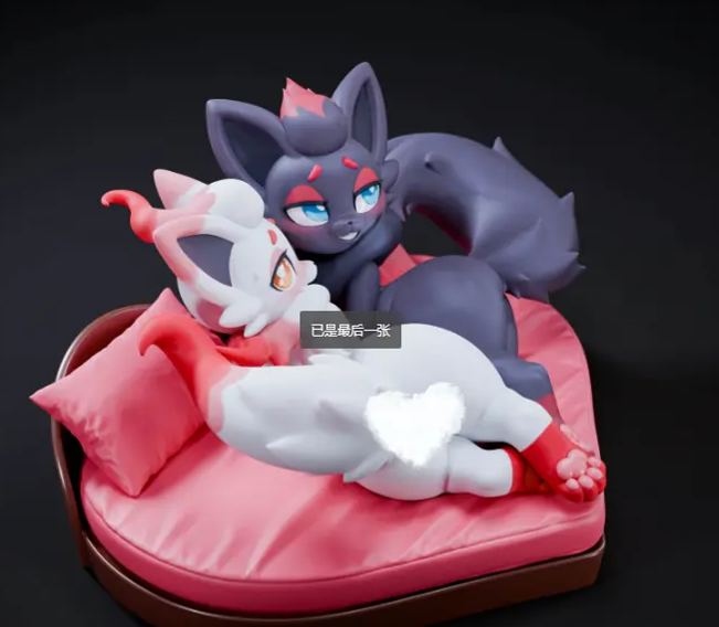 Spirit Demon Studio - Pokemon Black and White Zorua Statue
