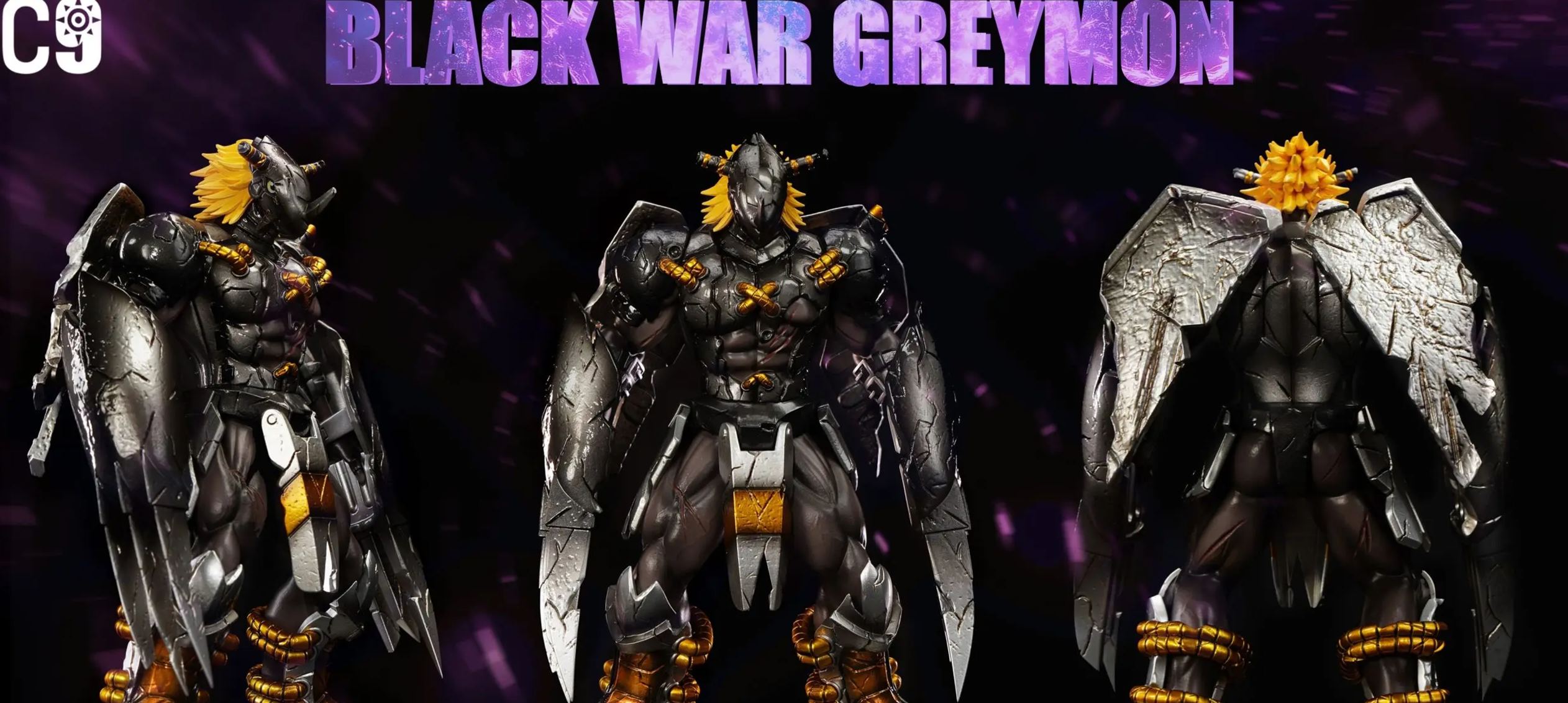 C9 Studio - Digimon War Greymon  Statue 