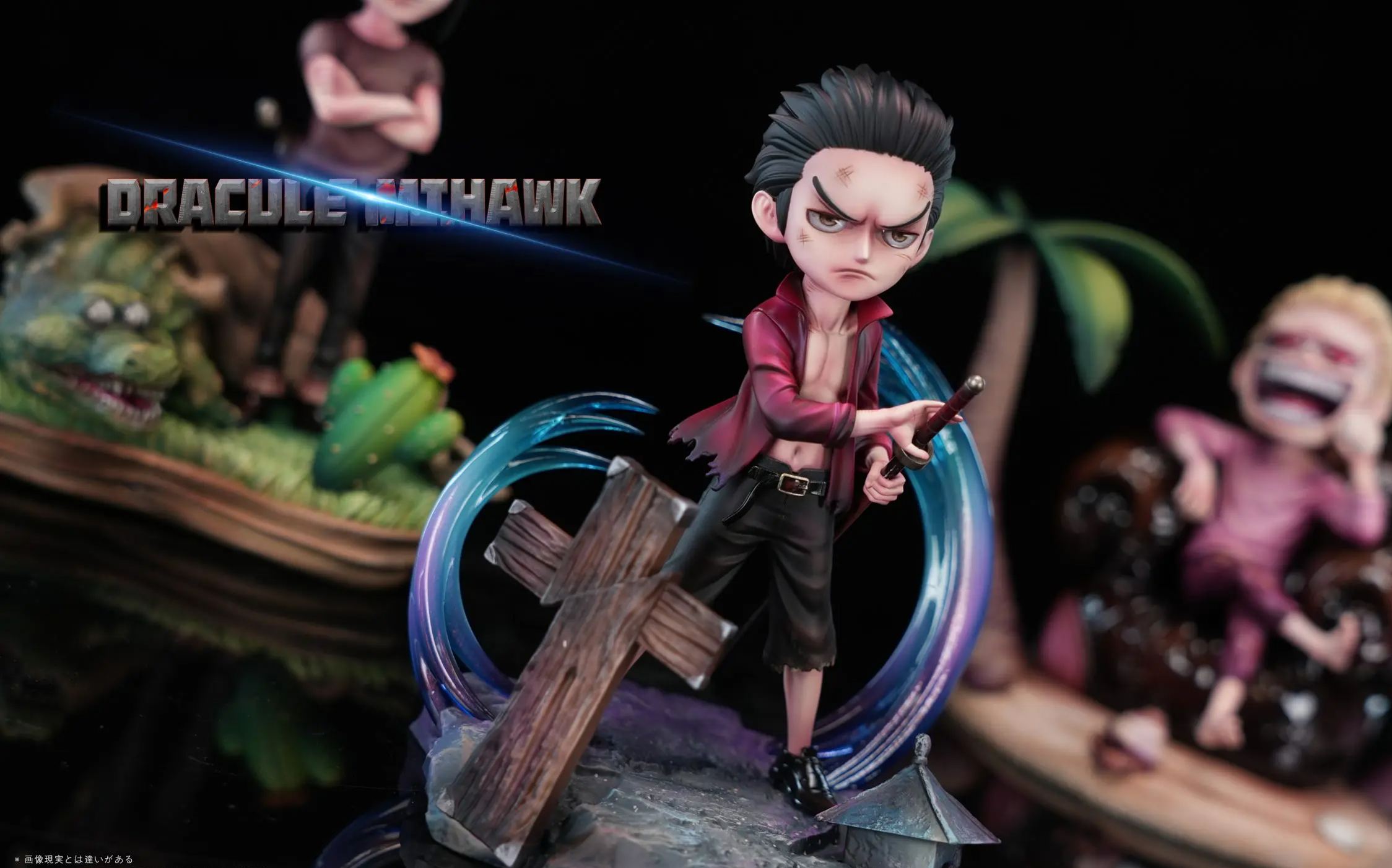 DX Studio -One Piece Childhood Doflamingo X Crocodile X Mihawk Statue 