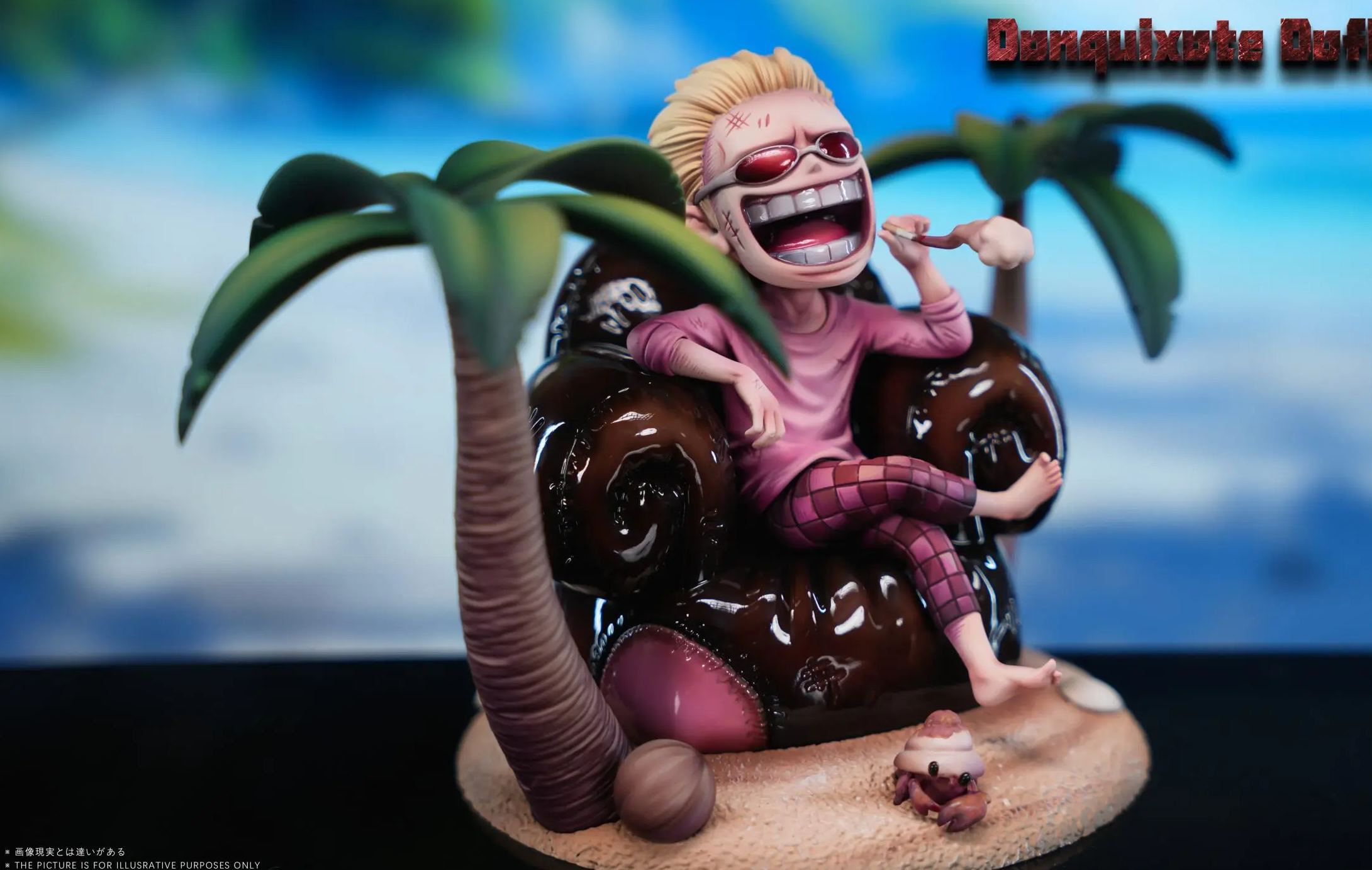 DX Studio -One Piece Childhood Doflamingo X Crocodile X Mihawk Statue 