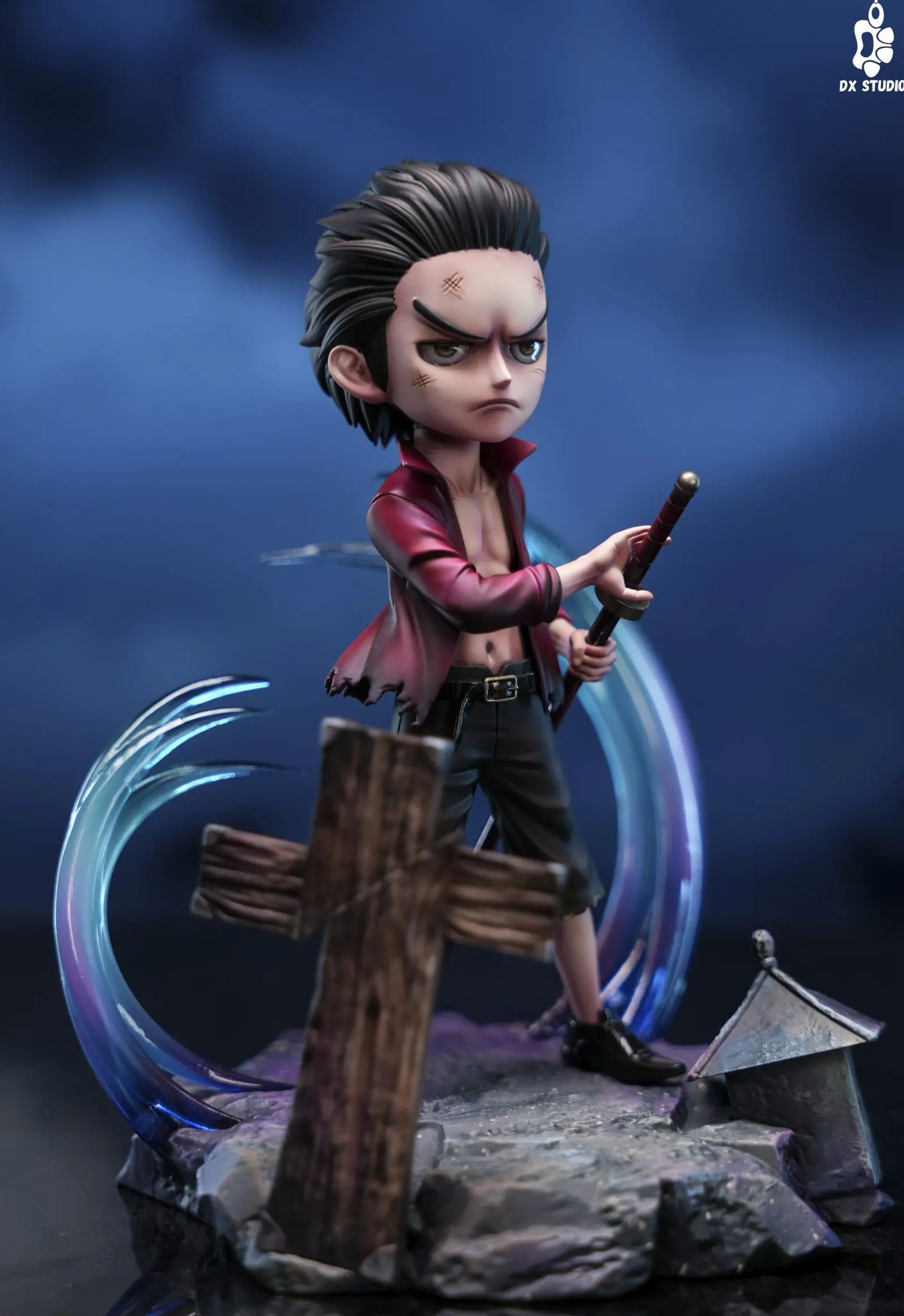 DX Studio -One Piece Childhood Doflamingo X Crocodile X Mihawk Statue 