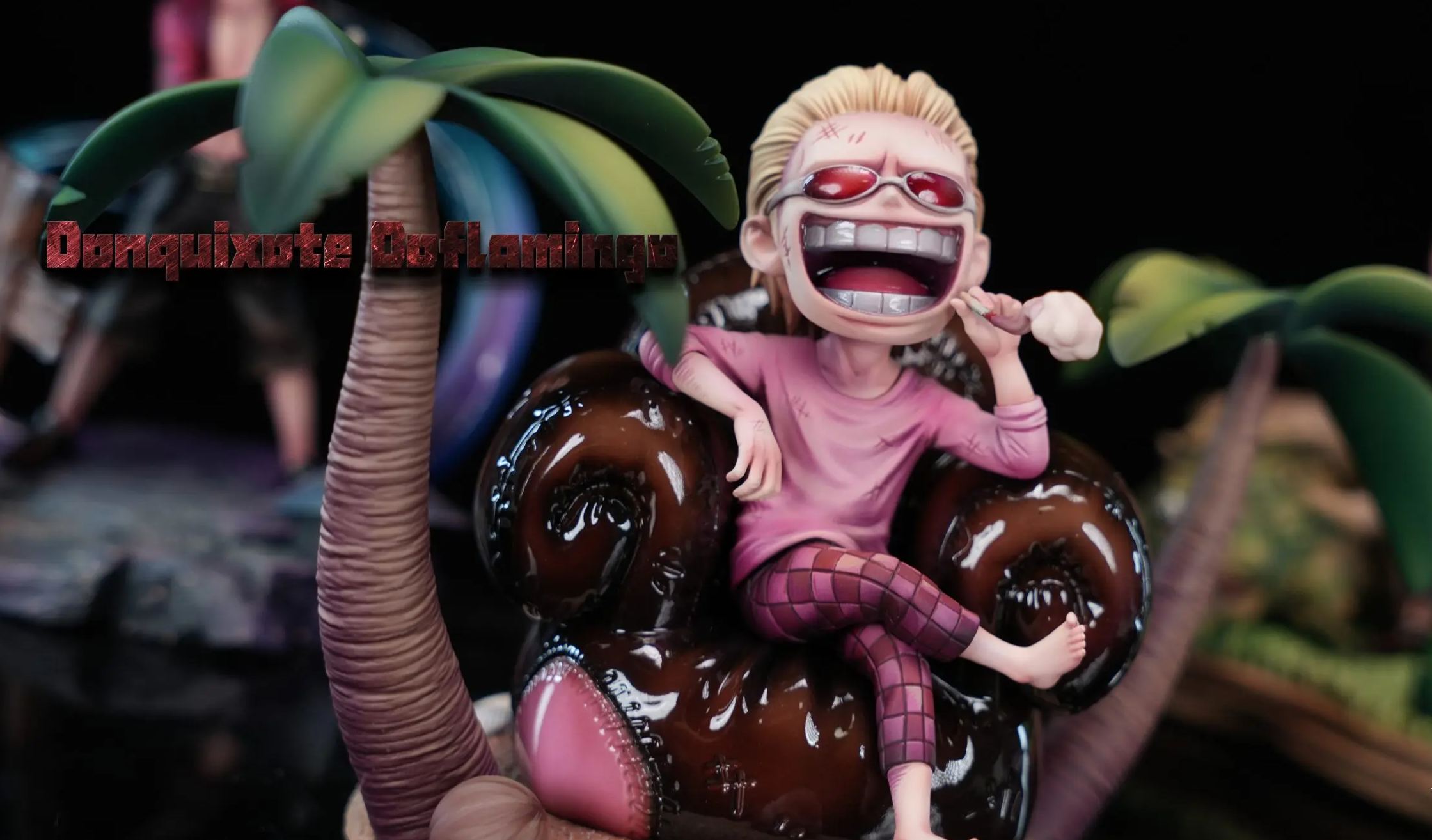 DX Studio -One Piece Childhood Doflamingo X Crocodile X Mihawk Statue 