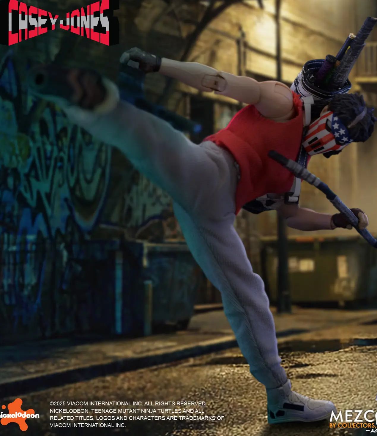 Mezco Studio - 1/12 Teenage Mutant Ninja Turtles - Casey Jones Figure (Licensed)Statue 