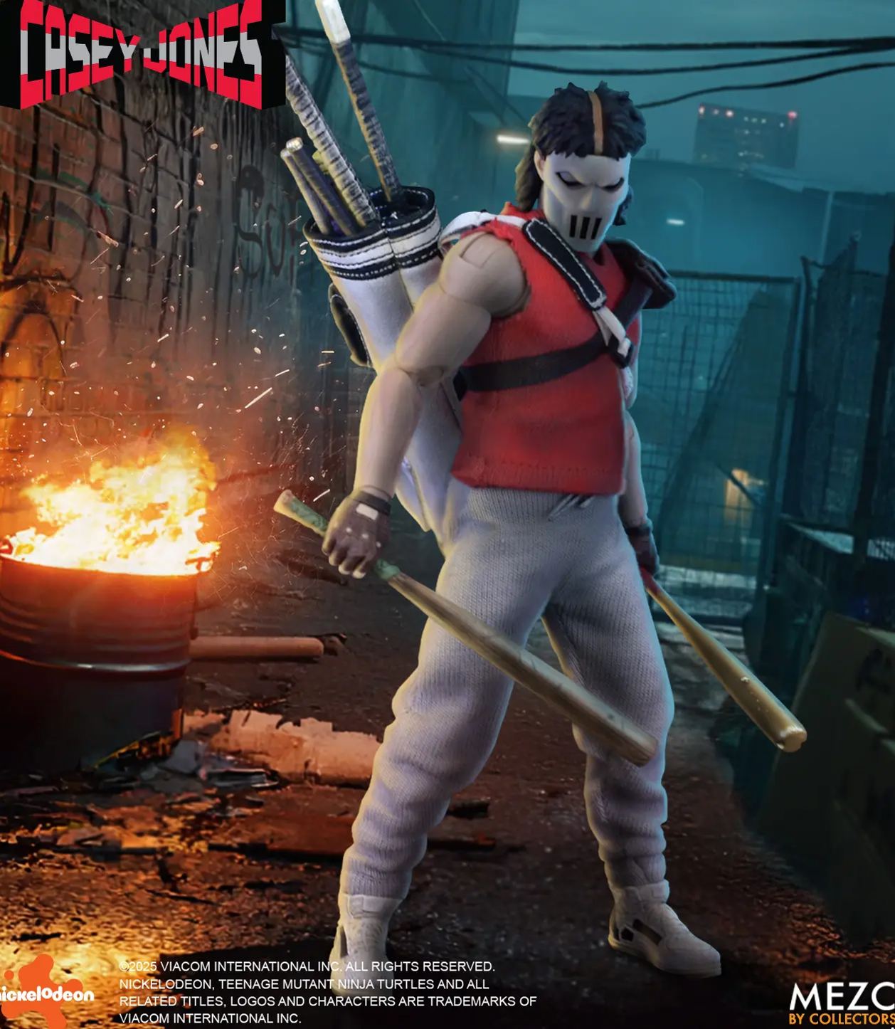 Mezco Studio - 1/12 Teenage Mutant Ninja Turtles - Casey Jones Figure (Licensed)Statue 