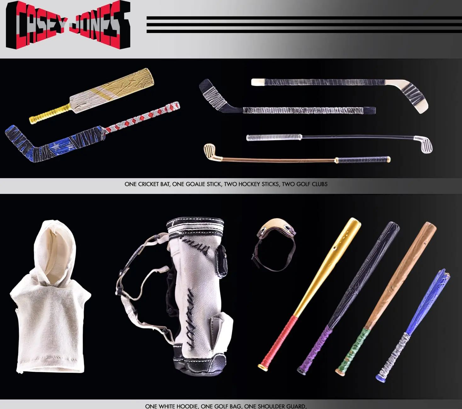 Mezco Studio - 1/12 Teenage Mutant Ninja Turtles - Casey Jones Figure (Licensed)Statue 