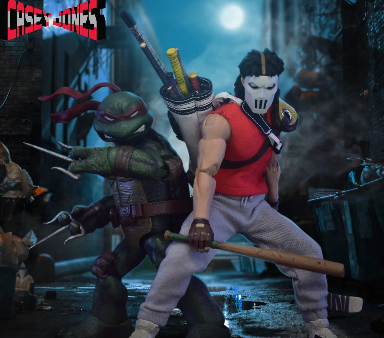 Mezco Studio - 1/12 Teenage Mutant Ninja Turtles - Casey Jones Figure (Licensed)Statue 