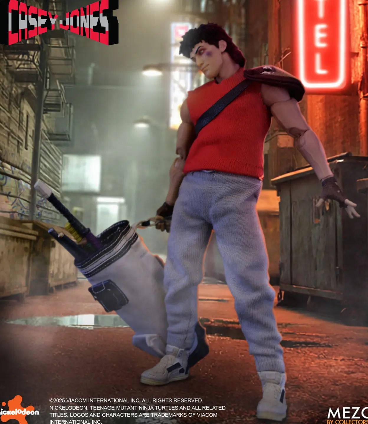 Mezco Studio - 1/12 Teenage Mutant Ninja Turtles - Casey Jones Figure (Licensed)Statue 