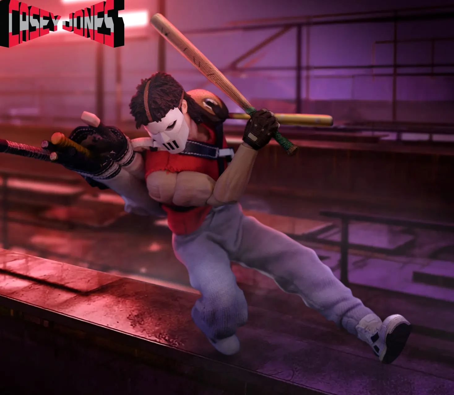 Mezco Studio - 1/12 Teenage Mutant Ninja Turtles - Casey Jones Figure (Licensed)Statue 