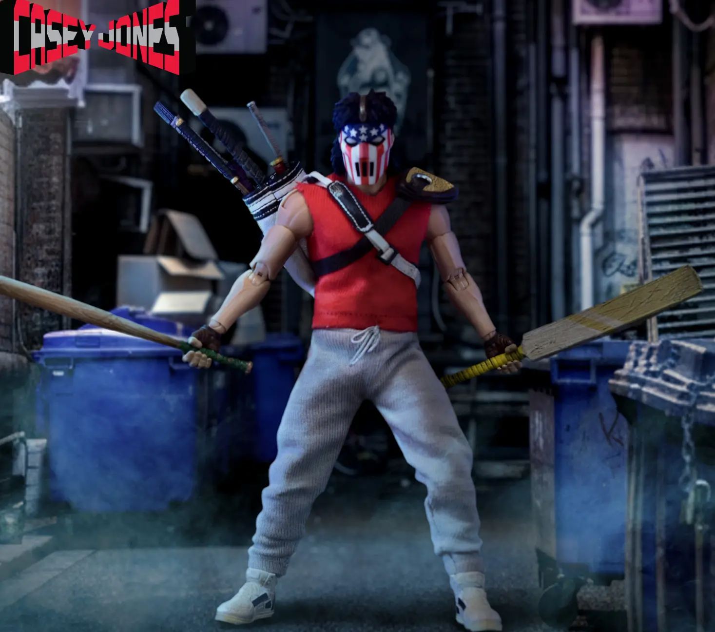 Mezco Studio - 1/12 Teenage Mutant Ninja Turtles - Casey Jones Figure (Licensed)Statue 