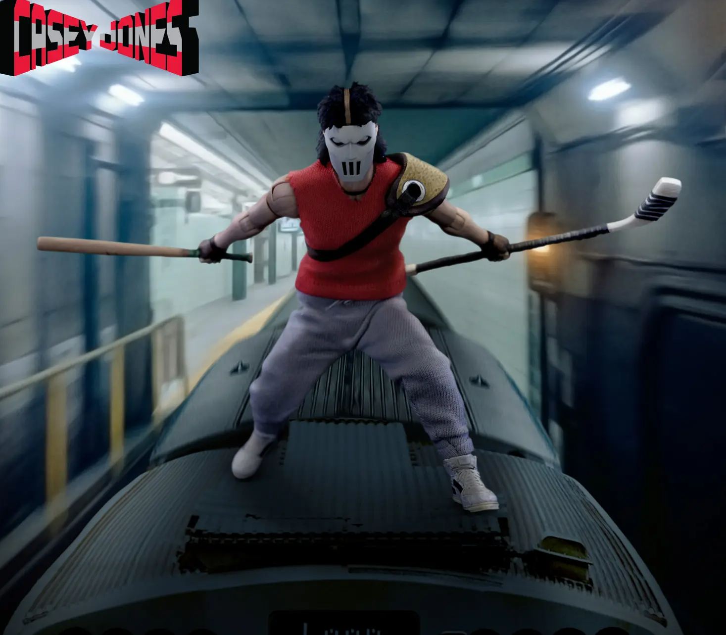 Mezco Studio - 1/12 Teenage Mutant Ninja Turtles - Casey Jones Figure (Licensed)Statue 