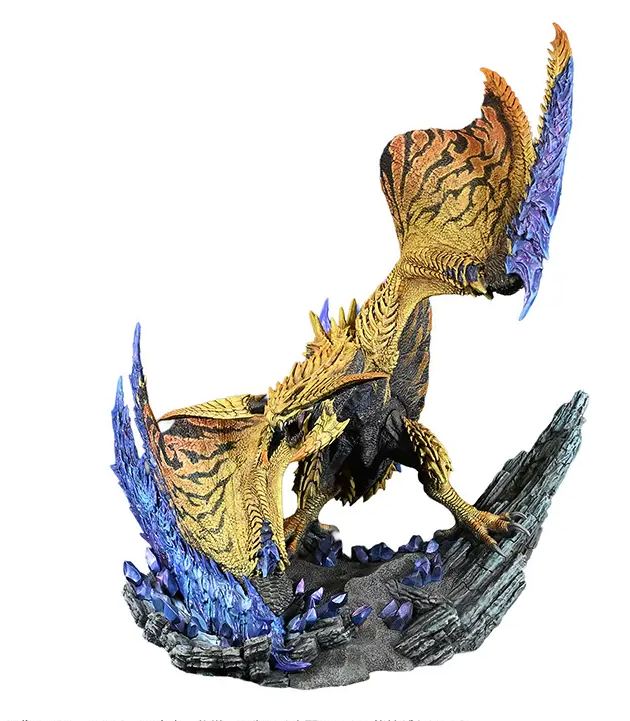 CAPCOM Studio - Capcom Figure Builder Creator's Model Monster Hunter Wilds Shining Thunder Wyvern Rey Dau Complete Figure (Licensed)n Statue