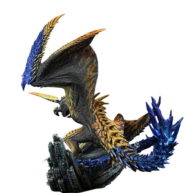 CAPCOM Studio - Capcom Figure Builder Creator's Model Monster Hunter Wilds Shining Thunder Wyvern Rey Dau Complete Figure (Licensed)n Statue