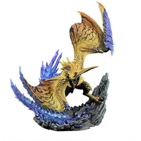 CAPCOM Studio - Capcom Figure Builder Creator's Model Monster Hunter Wilds Shining Thunder Wyvern Rey Dau Complete Figure (Licensed)n Statue