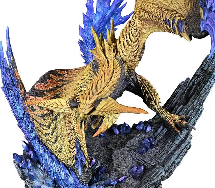 CAPCOM Studio - Capcom Figure Builder Creator's Model Monster Hunter Wilds Shining Thunder Wyvern Rey Dau Complete Figure (Licensed)n Statue