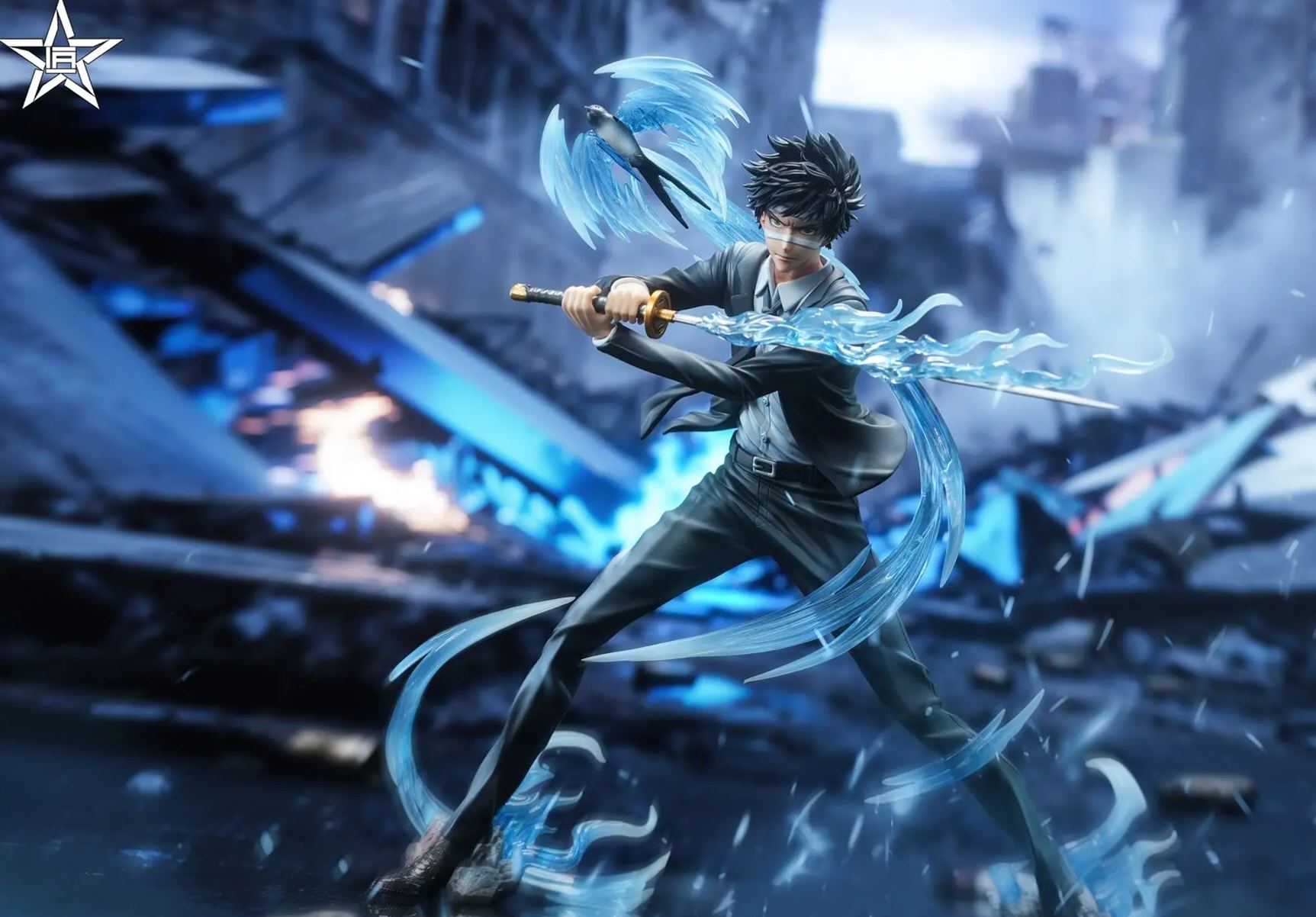 Craftsman Studio - Vongola Rain Guardian Yamamoto Takeshi Katekyo Hitman Reborn Statue 