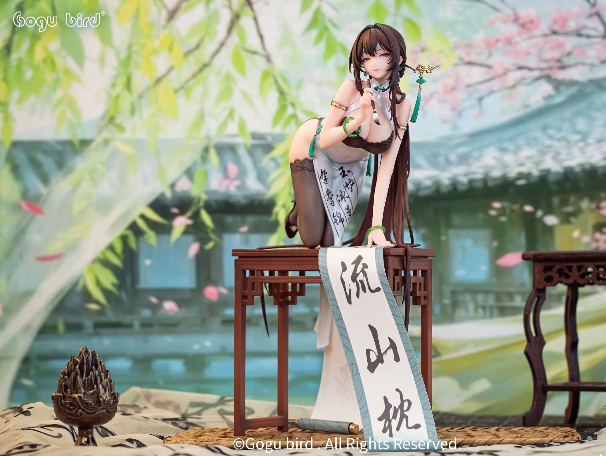 Gogu Bird - Calligraphy Maiden - Mo Wanqing 1/6 Figure (Licensed)Statue 
