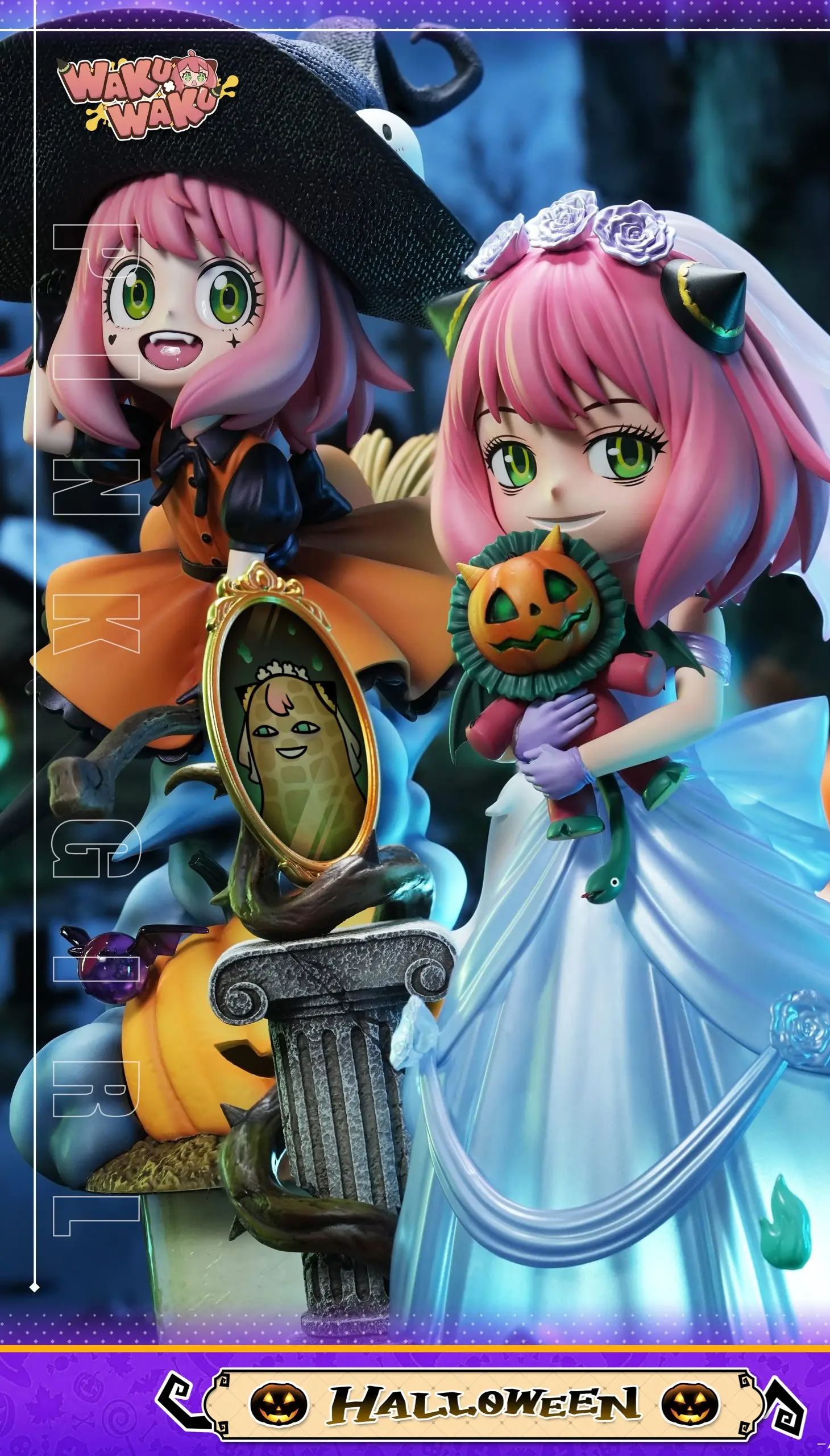 WakuWaku Studio - Spy x Family Halloween Anya Statue 
