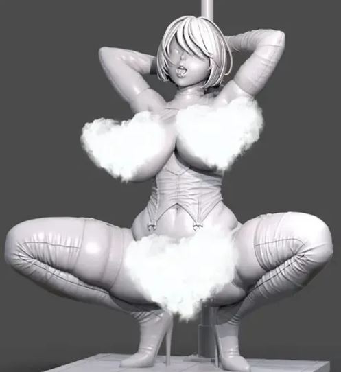 Liu Xing Wan Studio - NieR: Automata 2B White Mold Version 1/6 Statue 