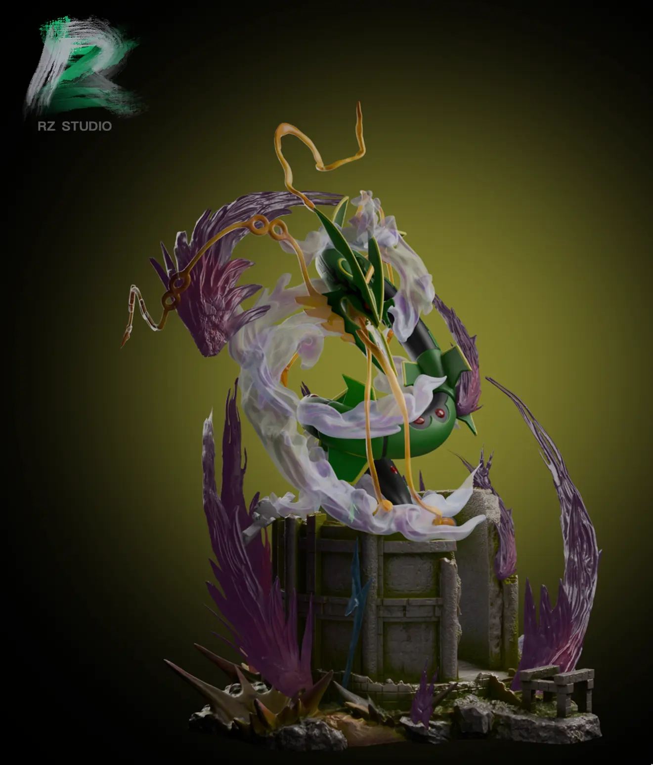 RZ Studio - PokemonRayquaza Statue 