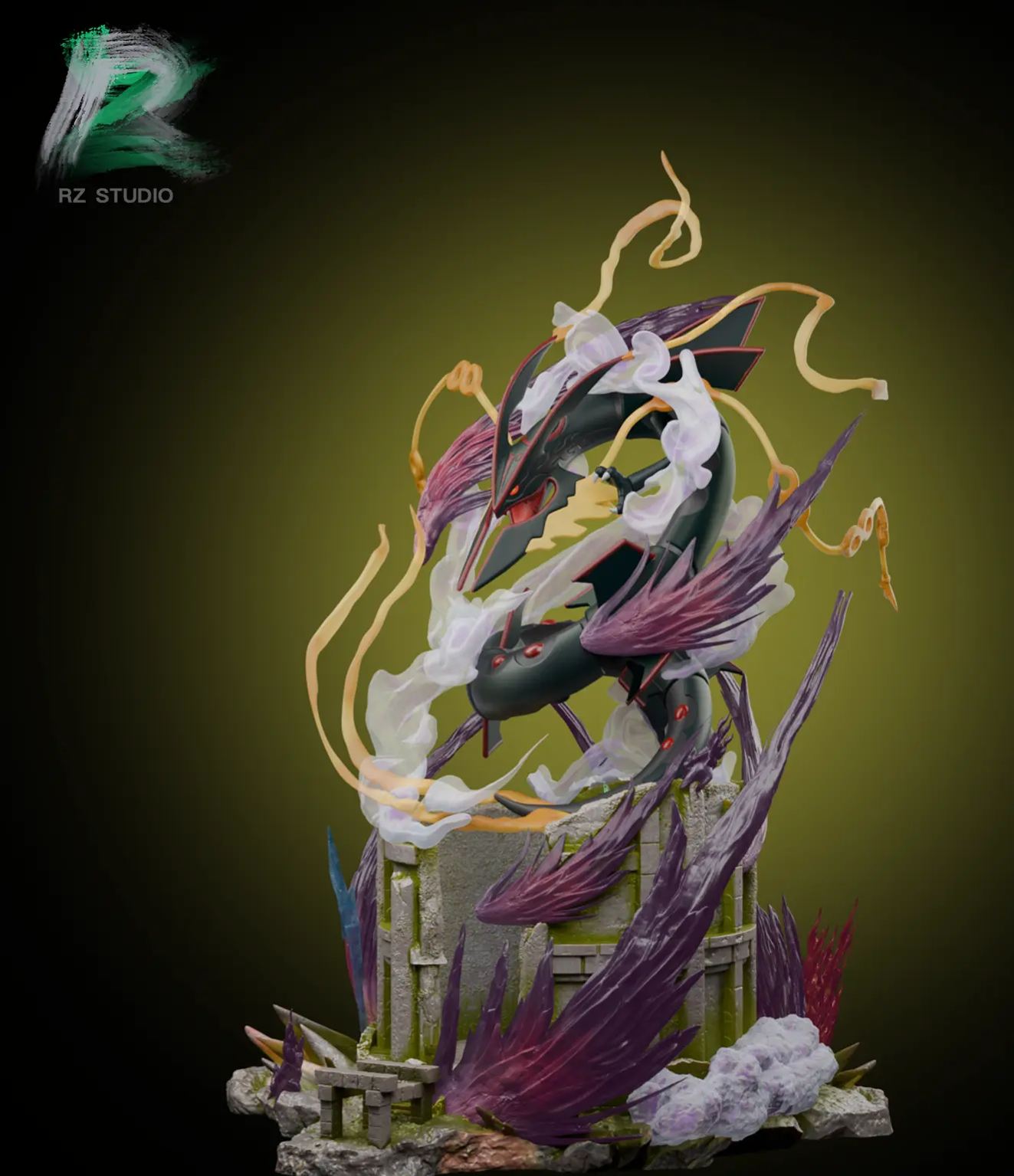 RZ Studio - PokemonRayquaza Statue 