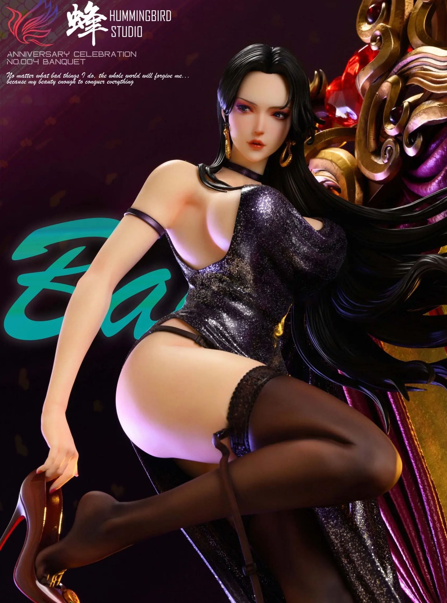 Humming Bird Studio - One Piece 004 Anniversary Edition "Dinner" Boa Hancock Statue