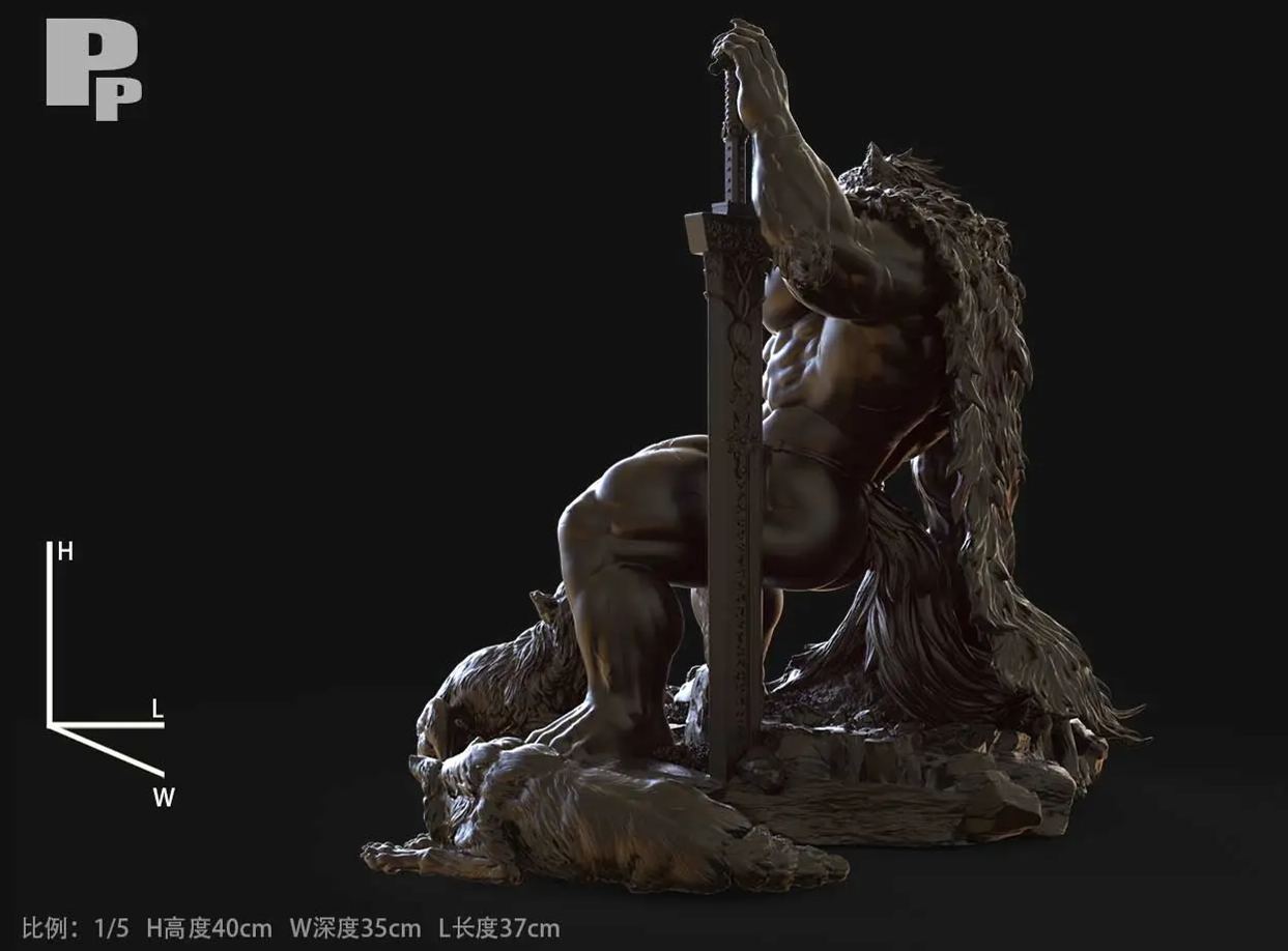 PP Studio - Blaidd Elden Ring Statue  