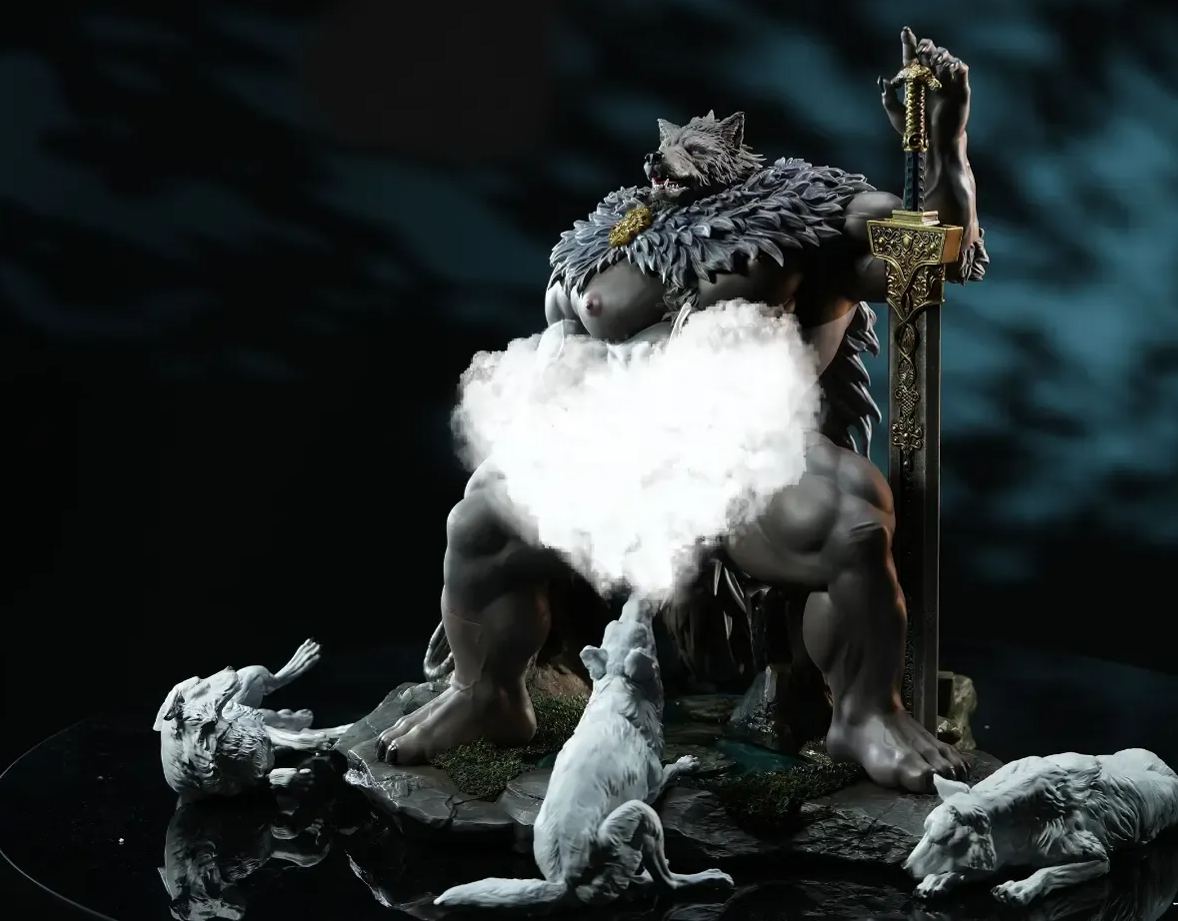 PP Studio - Blaidd Elden Ring Statue  