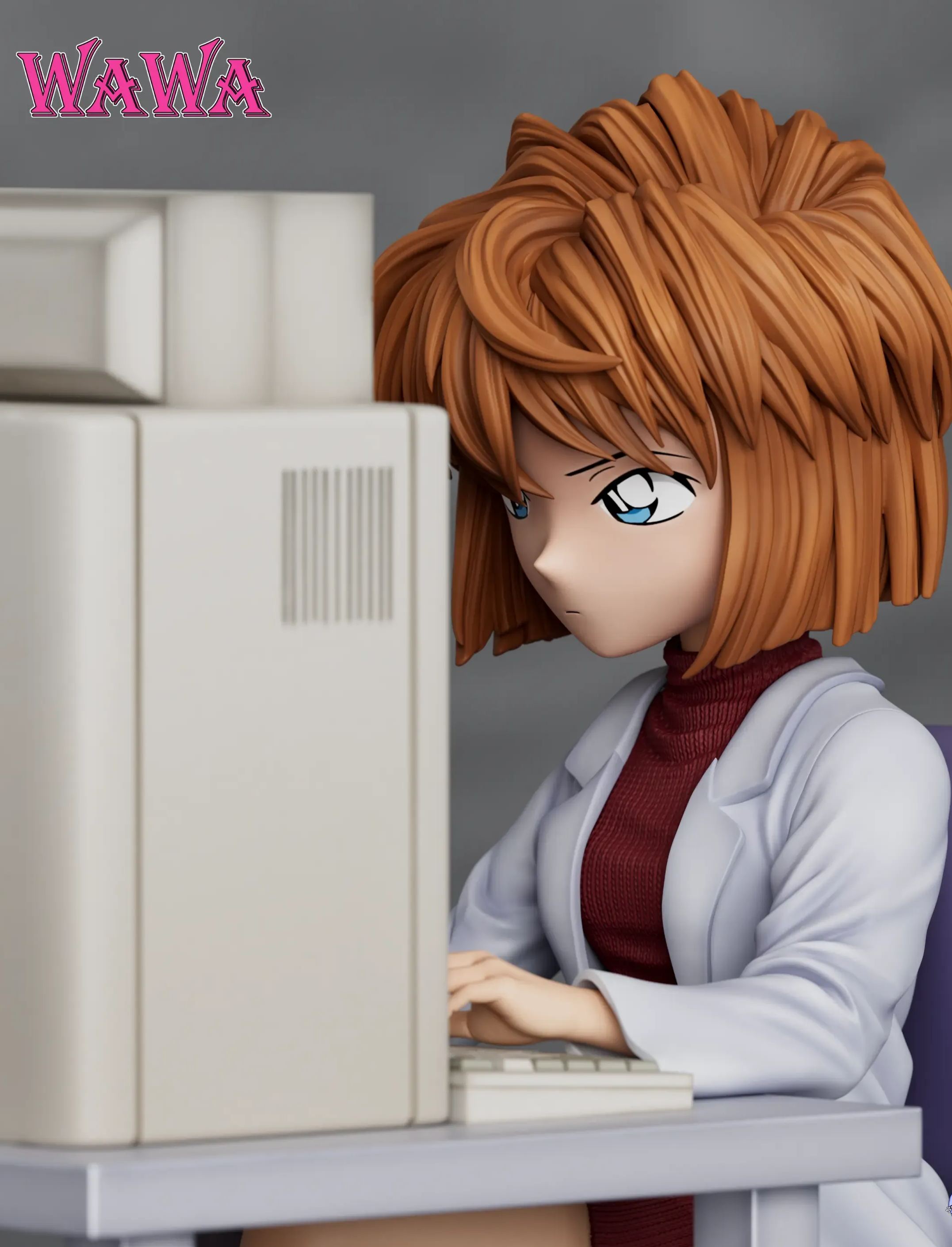 WAWA Studio - Computer Ai Haibara Detective Conan Statue