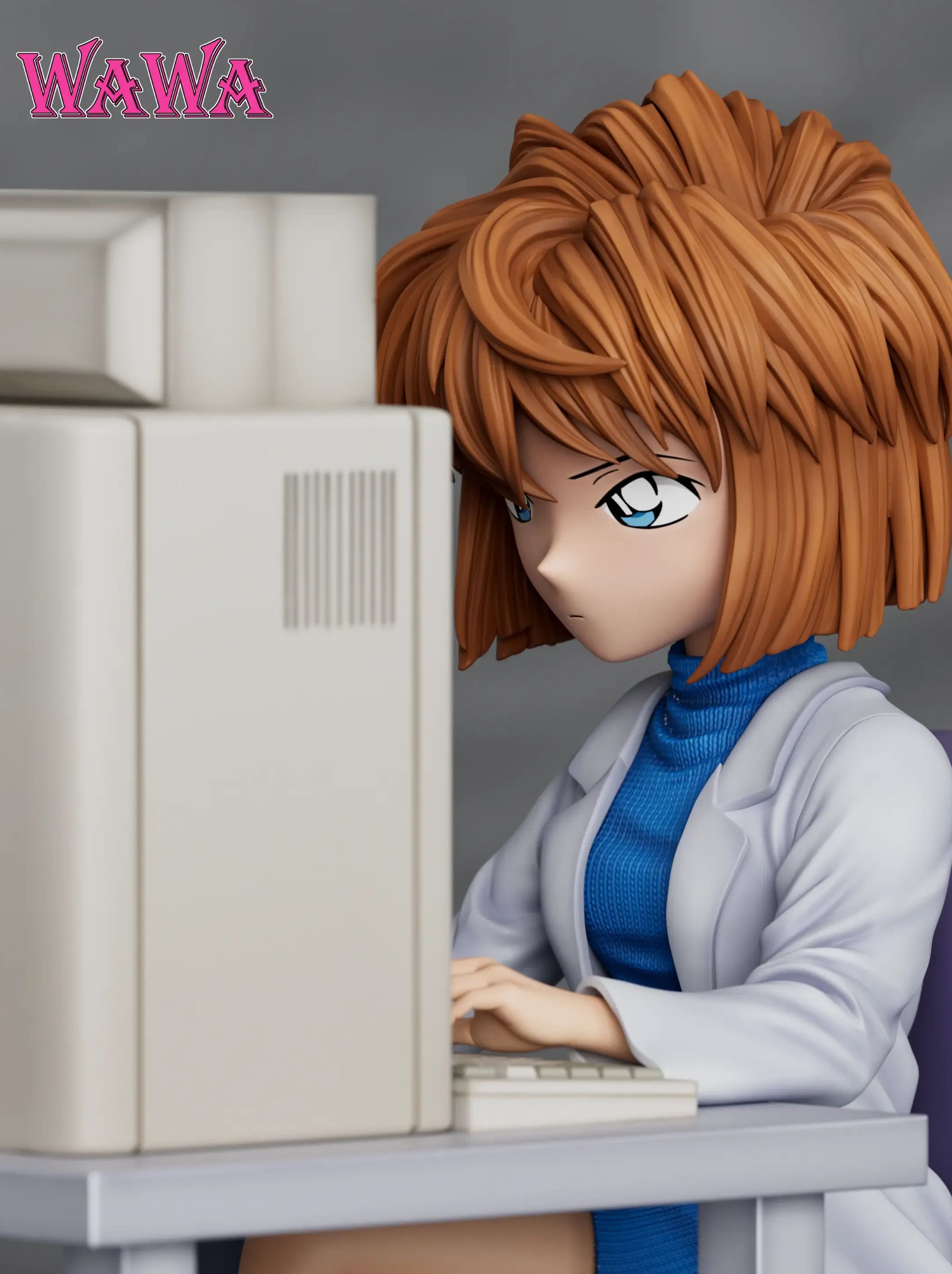 WAWA Studio - Computer Ai Haibara Detective Conan Statue