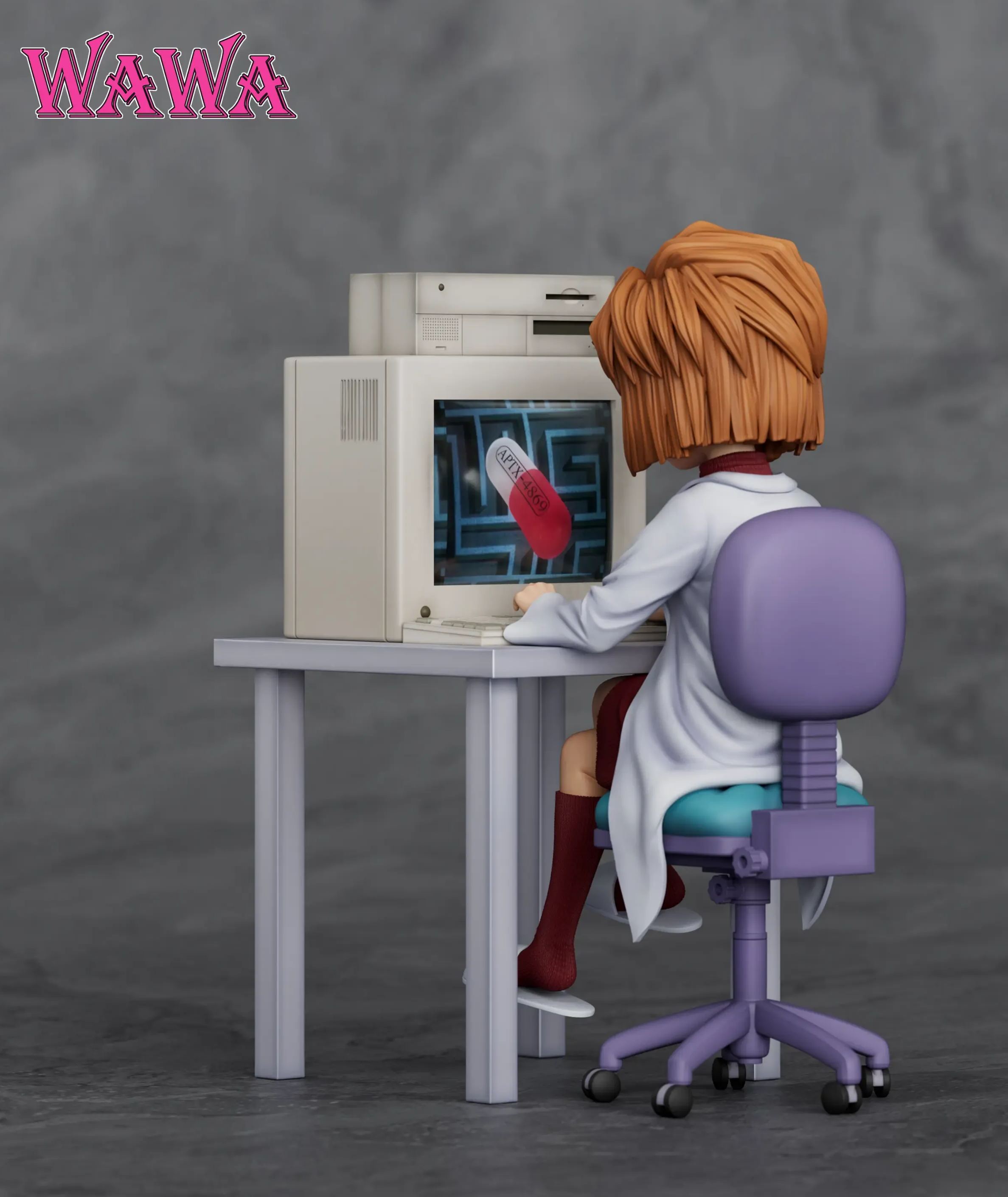WAWA Studio - Computer Ai Haibara Detective Conan Statue