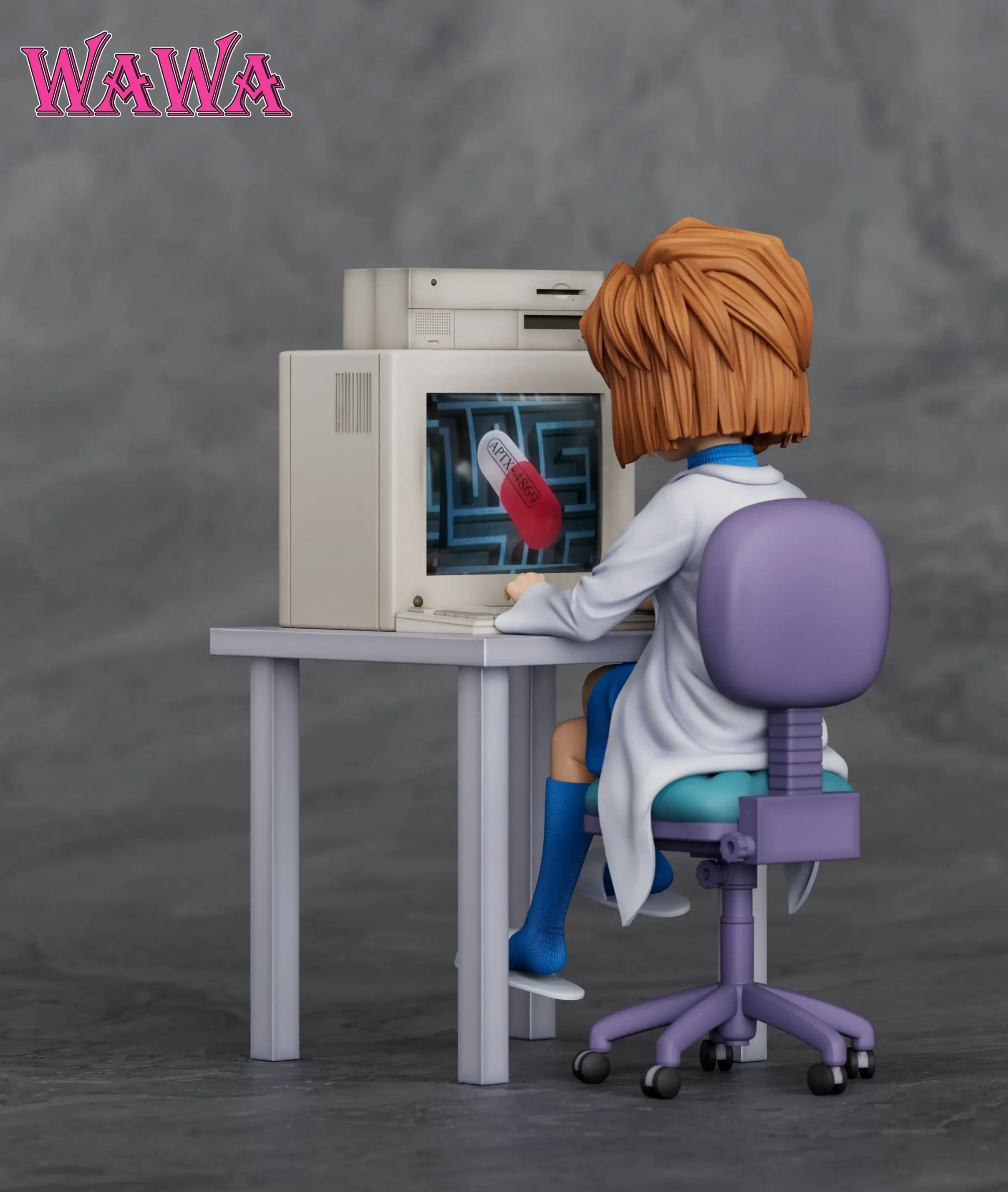 WAWA Studio - Computer Ai Haibara Detective Conan Statue