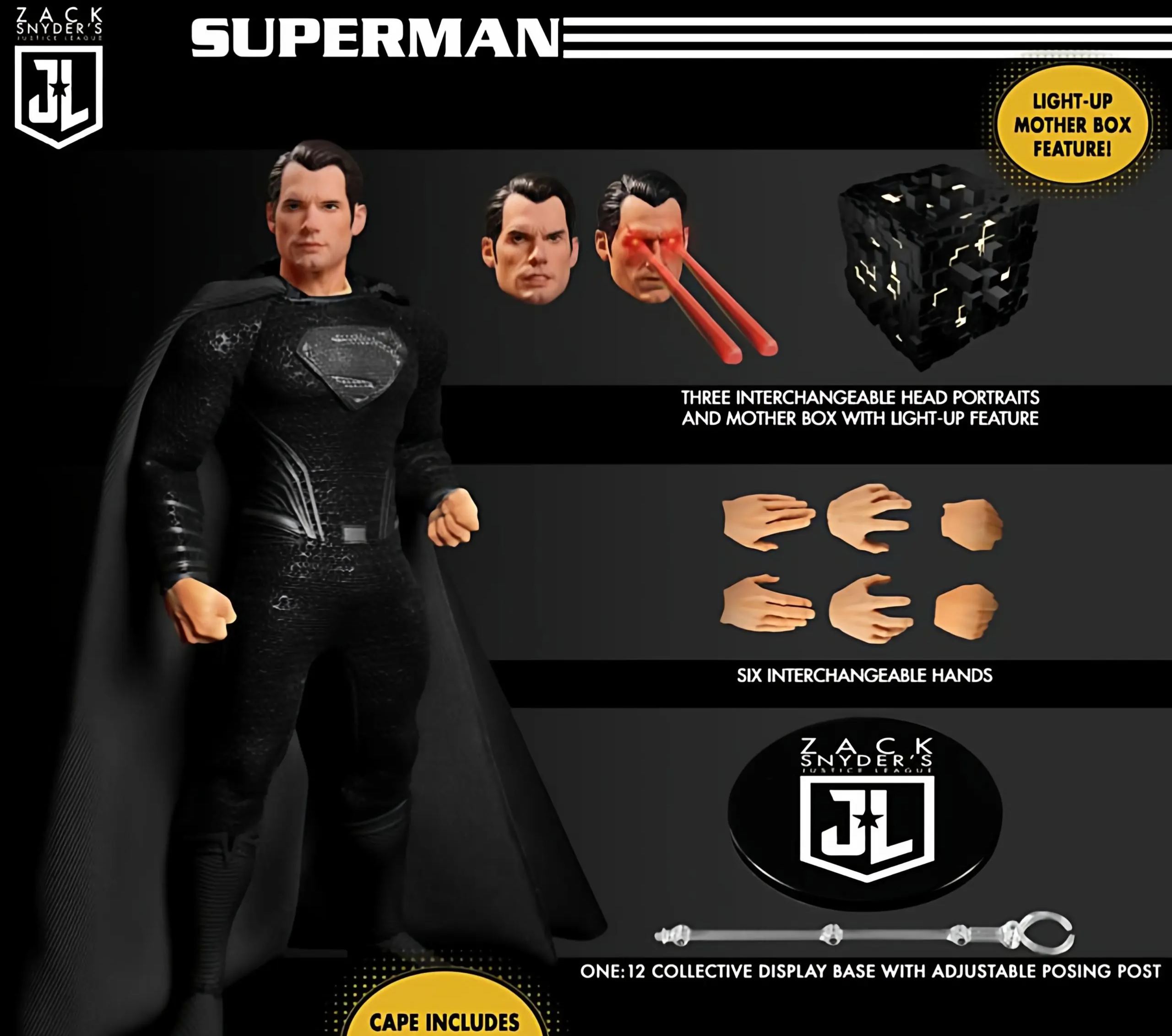 Mezco Studio - Zack Snyder’s Justice League Deluxe Steel Boxed Set (Licensed)Statue