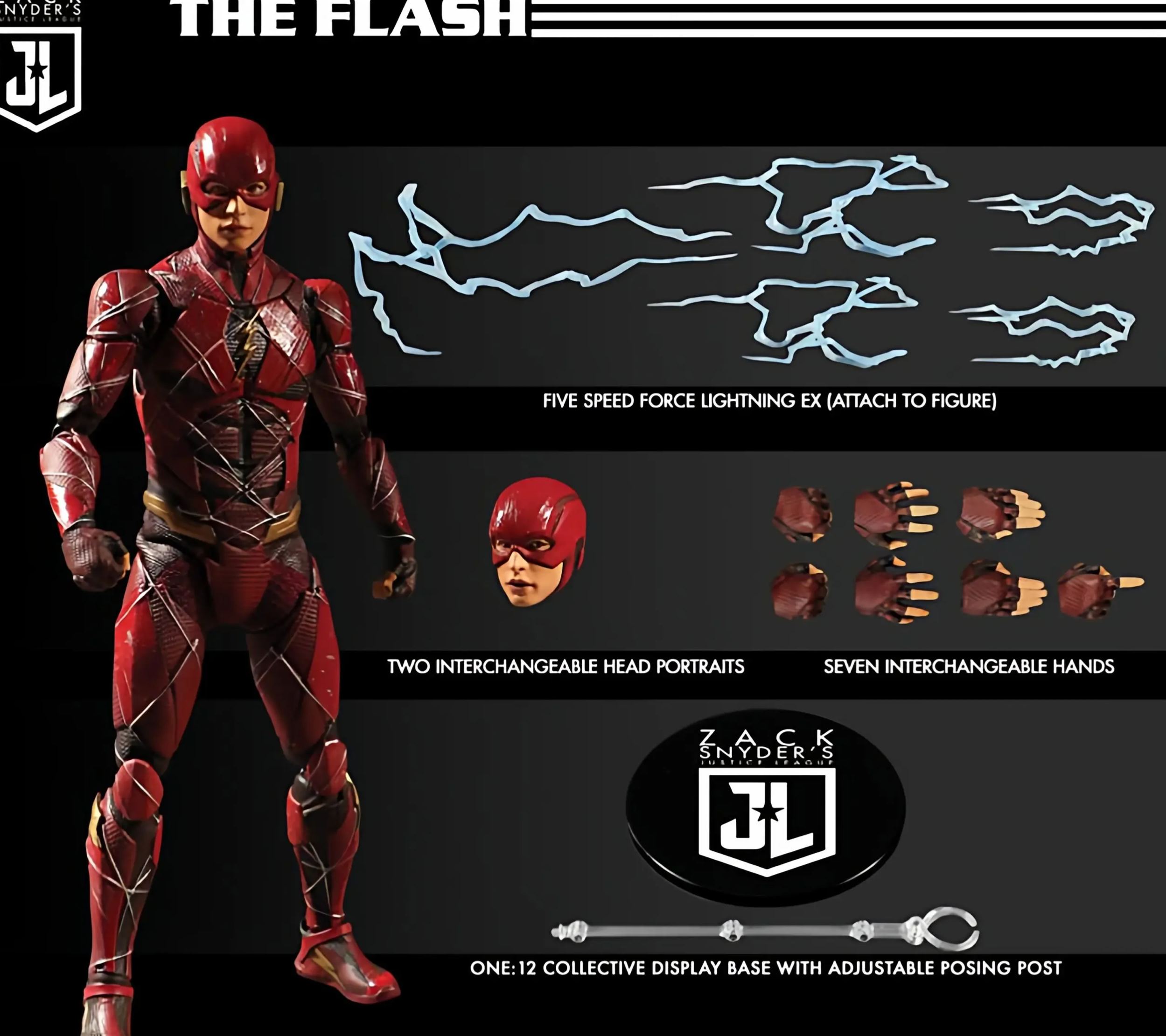 Mezco Studio - Zack Snyder’s Justice League Deluxe Steel Boxed Set (Licensed)Statue