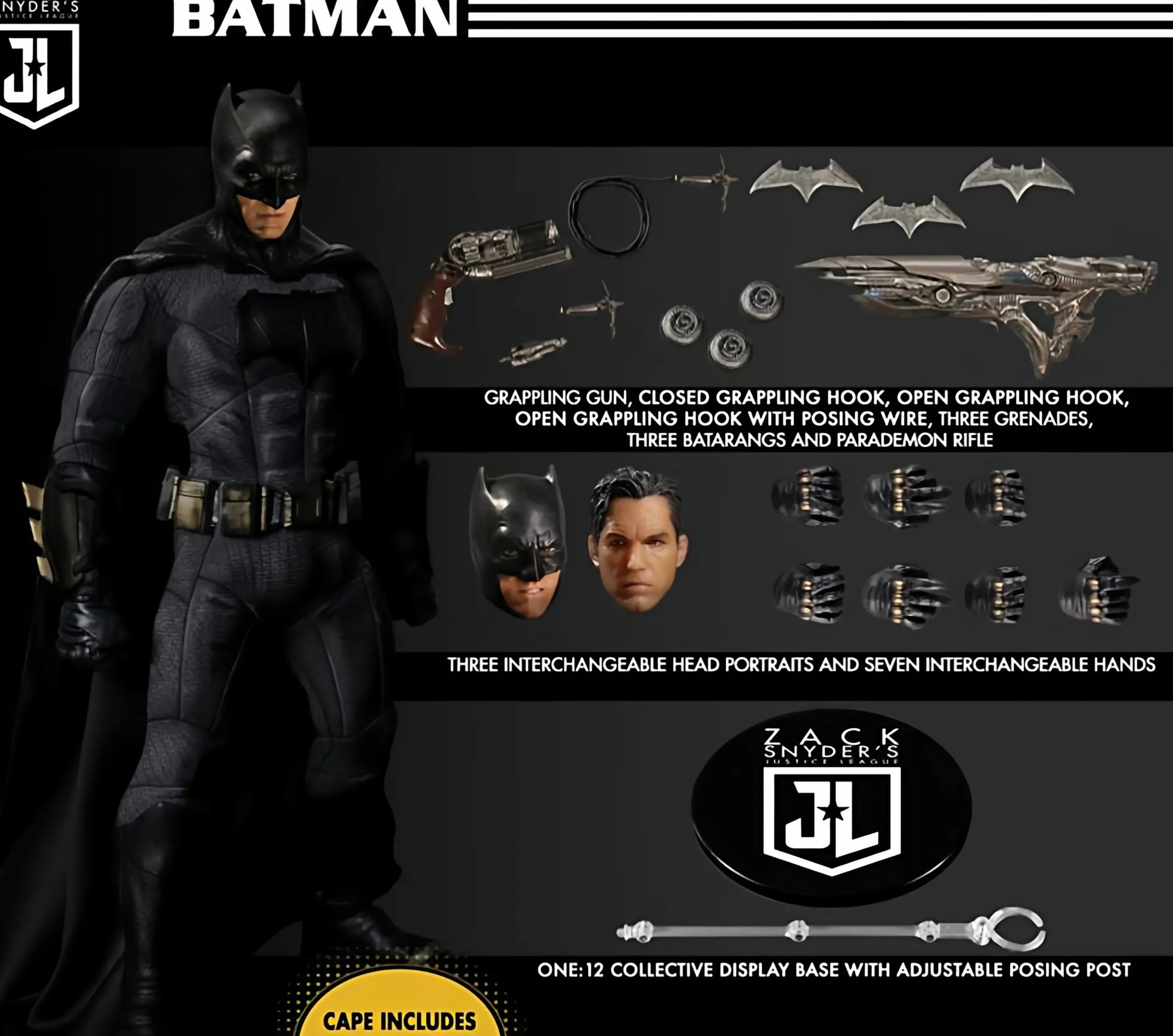 Mezco Studio - Zack Snyder’s Justice League Deluxe Steel Boxed Set (Licensed)Statue