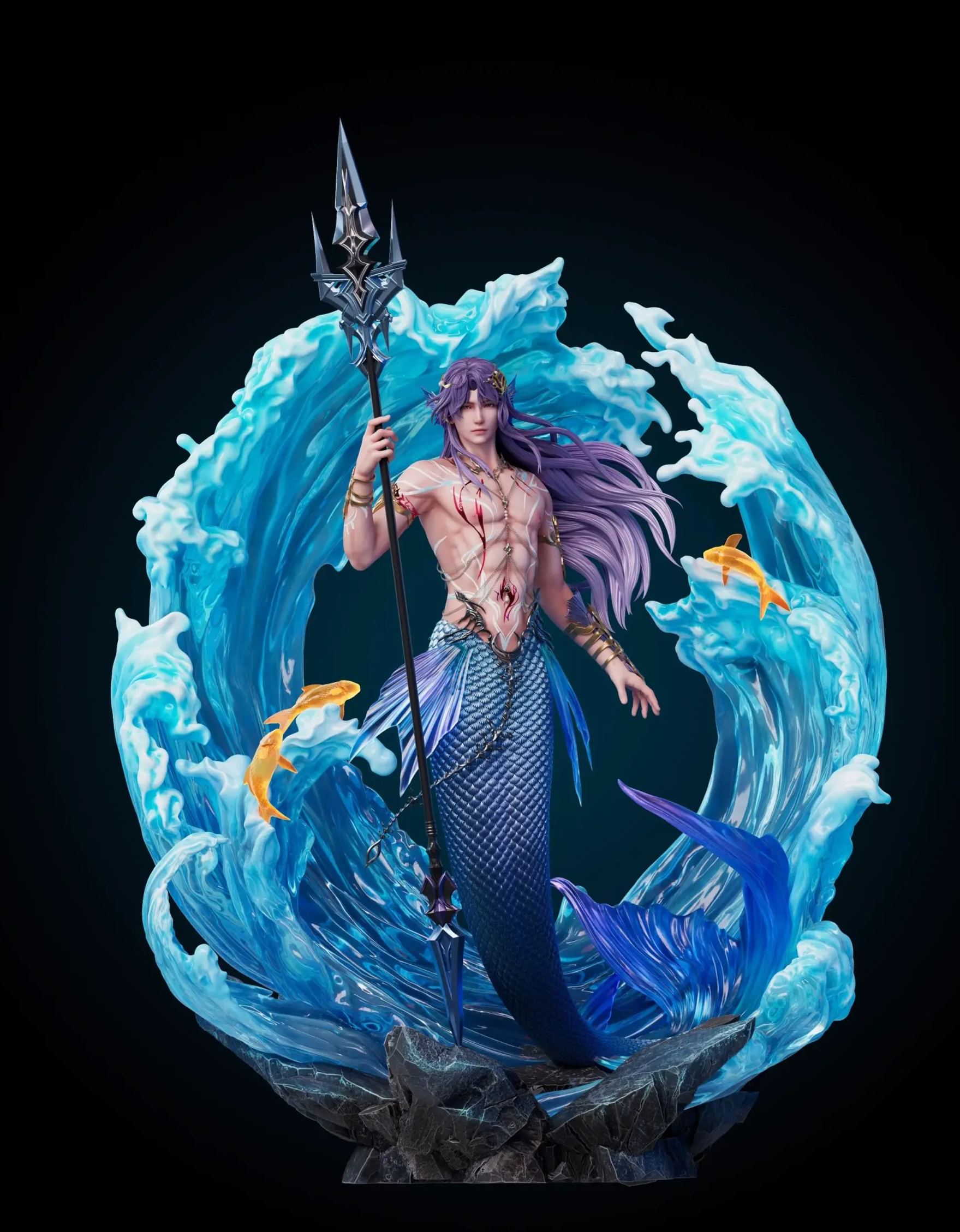 Yun Gu Studio - Love and Deepspace  Mermaid Rafayel 1/6 Statue