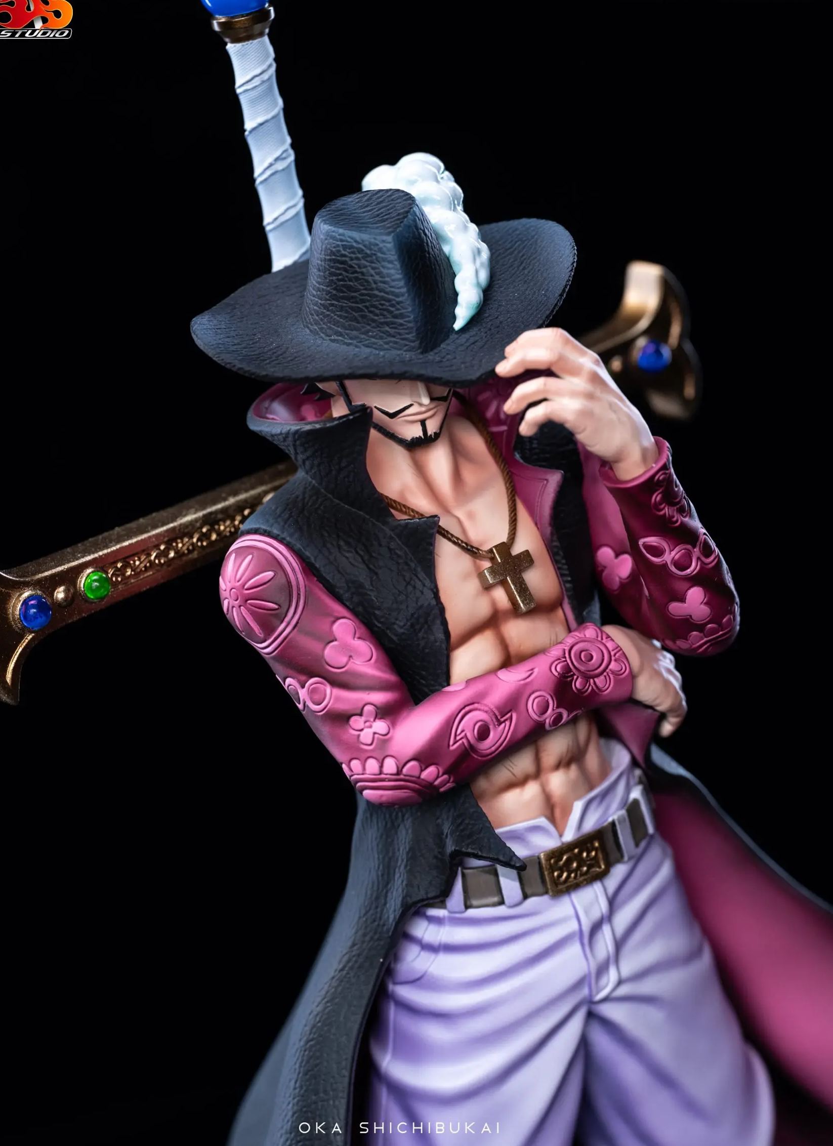 As Studio - One Piece Oka Shichibukai #8 Mihawk Statue 